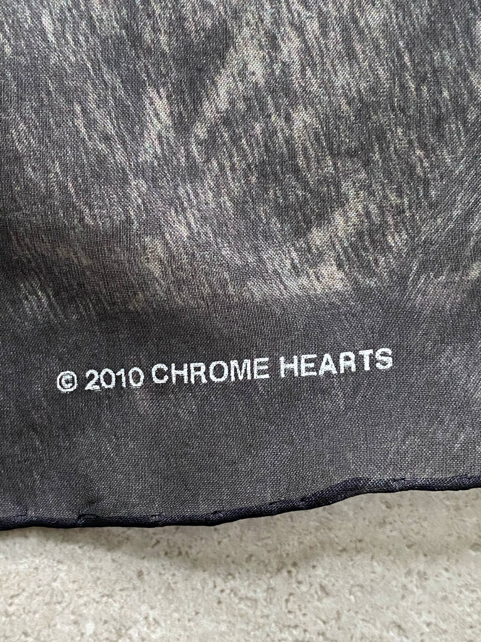 Chrome Hearts CHROME HEARTS Print Silk Scarf Size ONE SIZE - 6 Thumbnail