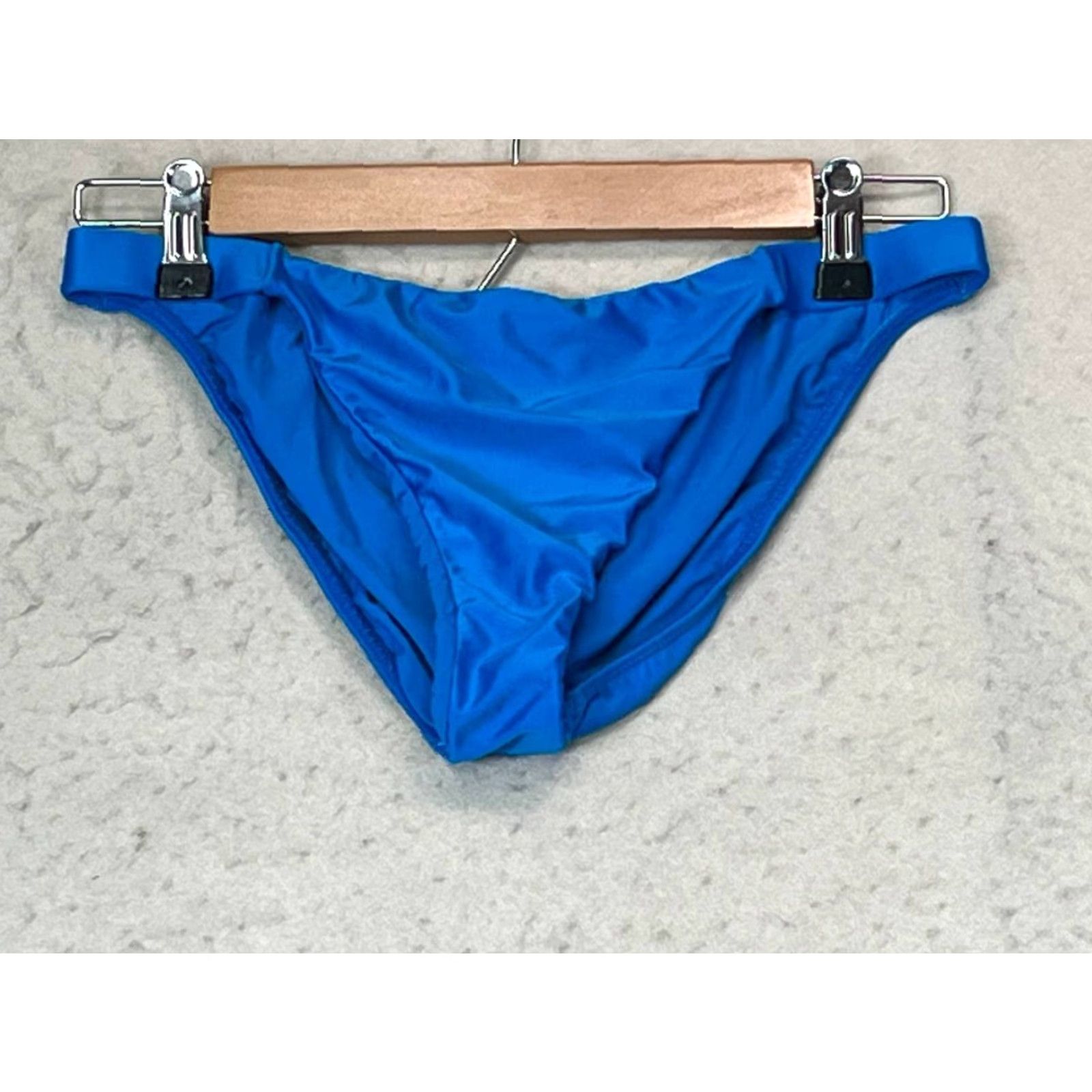 Vintage ViX Paula Hermanny Bottoms Bikini Women L Blue Hipster Swim Bottoms Size Large Size 36" / US 14 / IT 50 - 2 Thumbnail