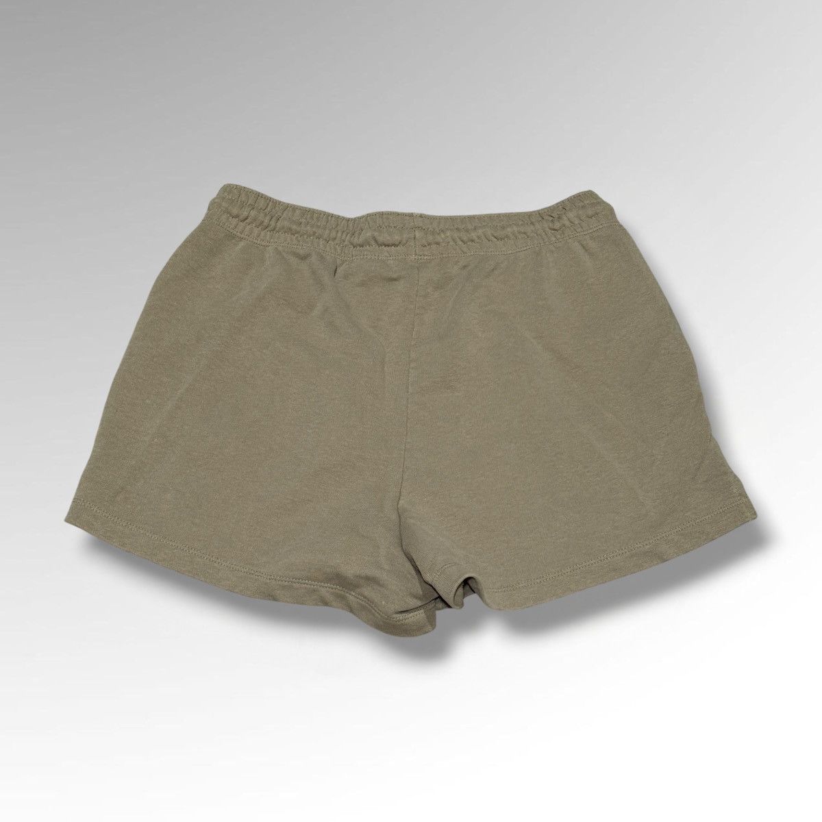 H&M H&M Khaki Green French Terry Shorts Size US 32 / EU 48 - 2 Thumbnail