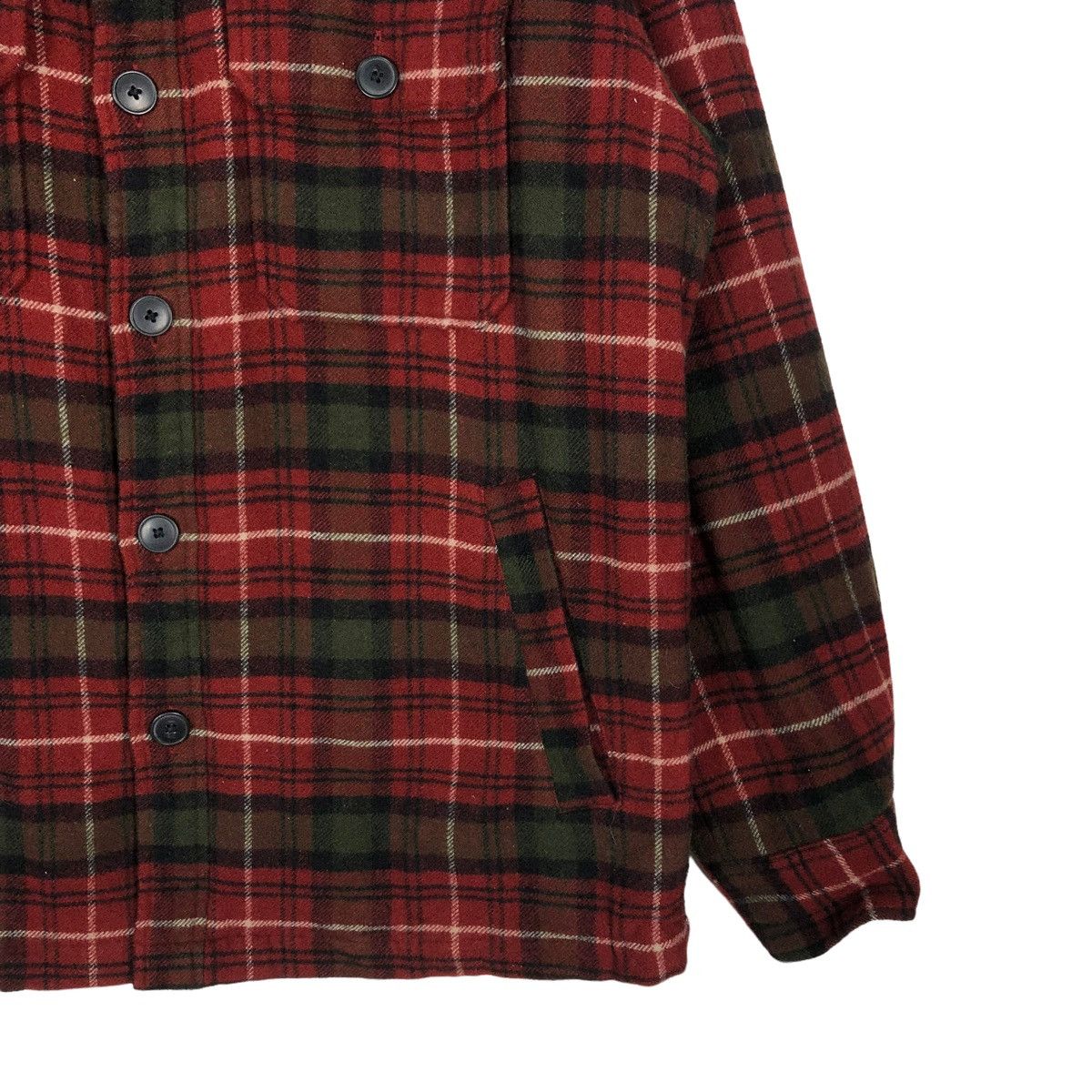 Flannel 🔥VINTAGE FLANNEL JACKET UNIQLO ISSEY MIYAKE TARTAN Size US L / EU 52-54 / 3 - 4 Thumbnail