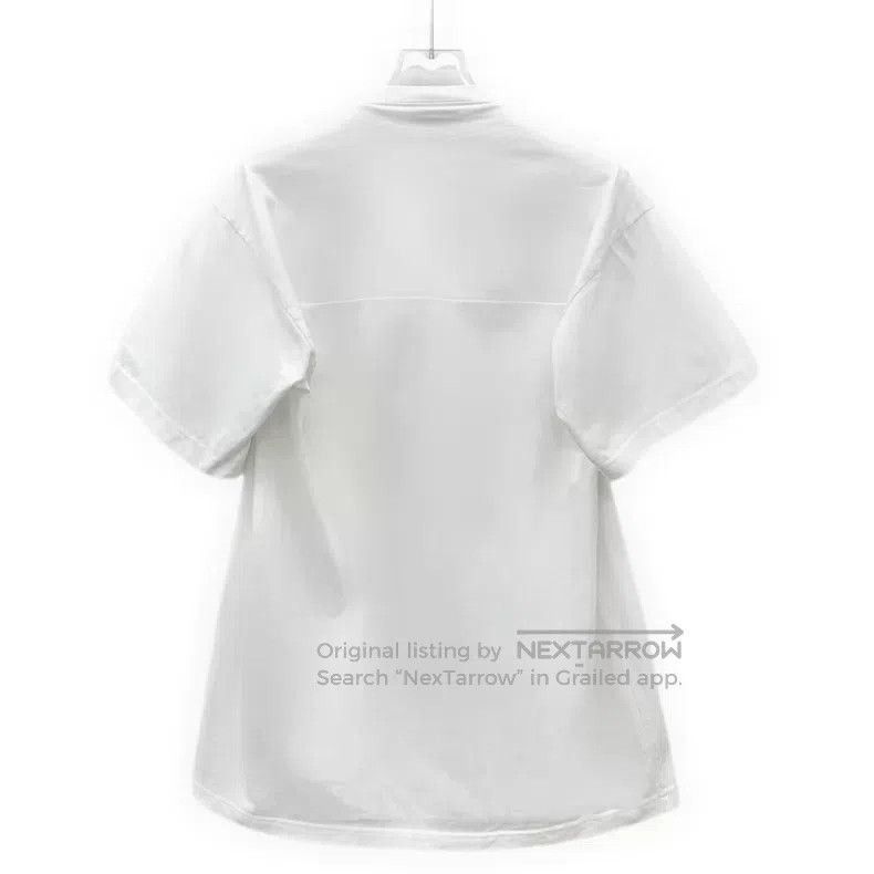Balenciaga Balenciaga White Cotton Round Neck Short Sleeve T-Shirt Size US XS / EU 42 / 0 - 2 Thumbnail