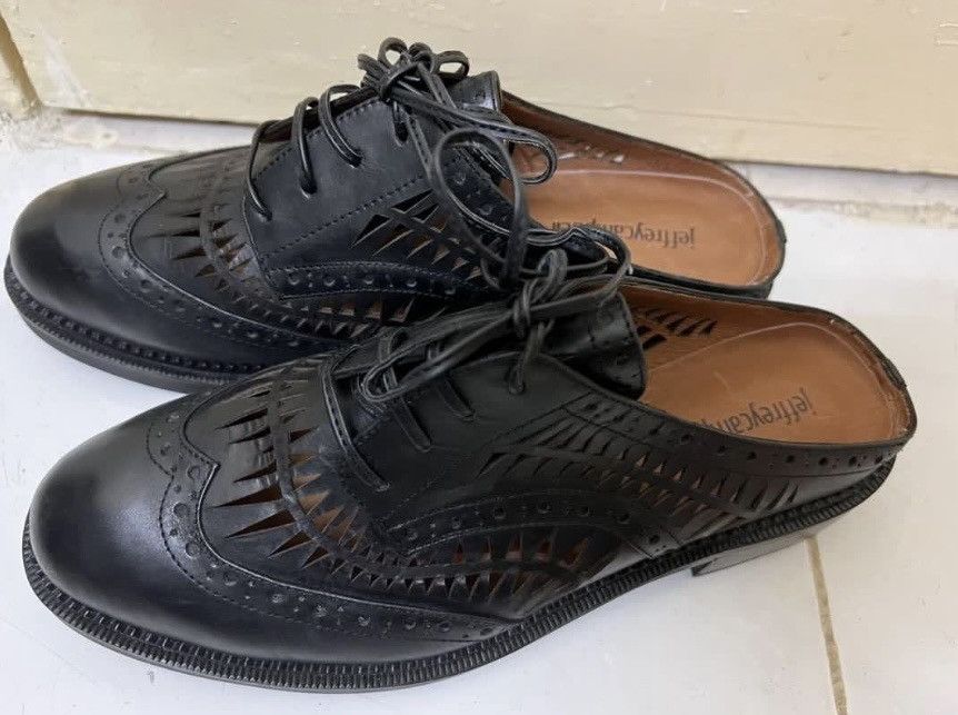 Jeffrey Campbell Jeffrey Campbell black leather shoes (size 38) slip on Size US 8 / IT 38 - 2 Thumbnail