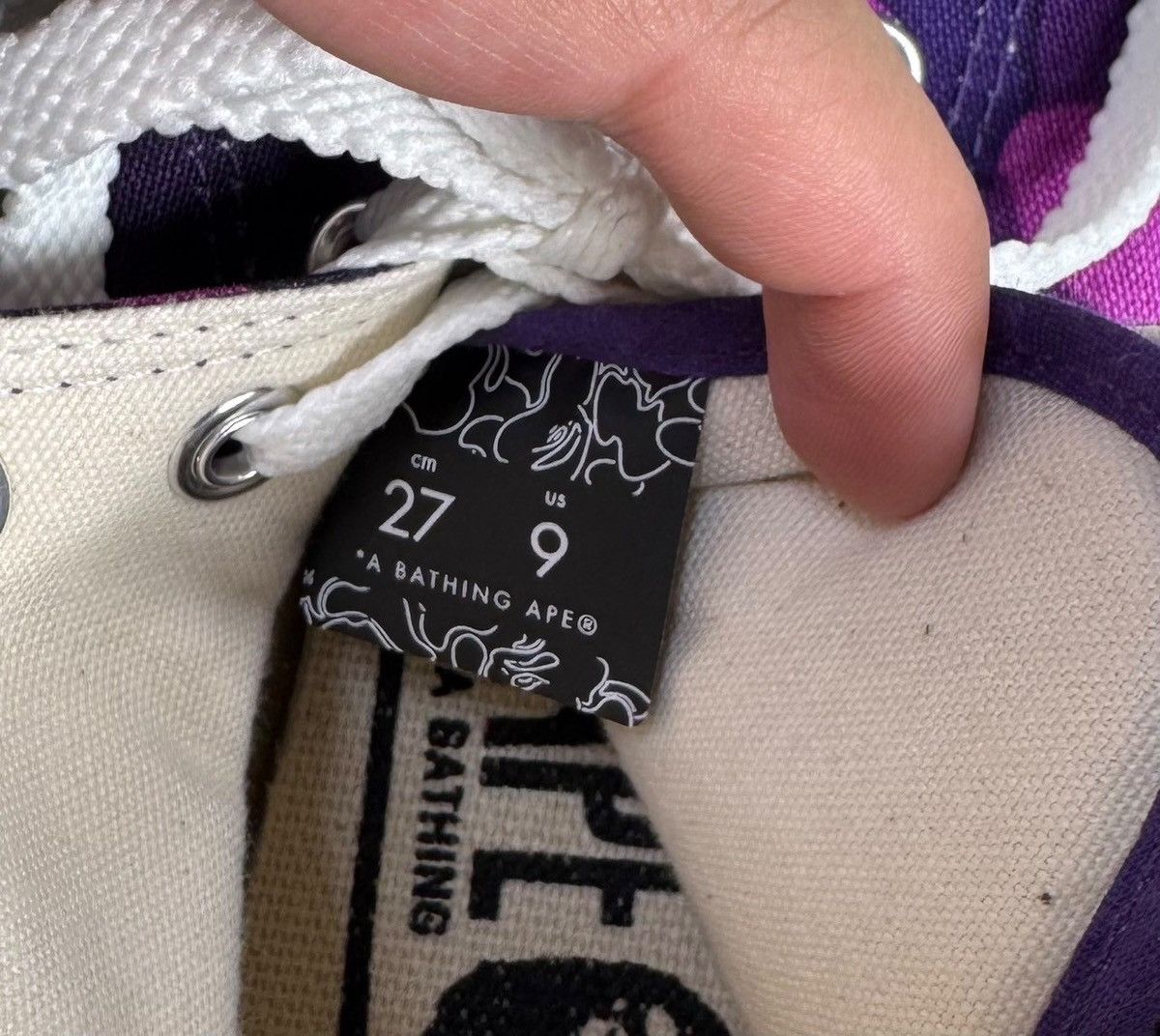 Bape BAPE APESTA Purple camo Size US 9 / EU 42 - 5 Thumbnail