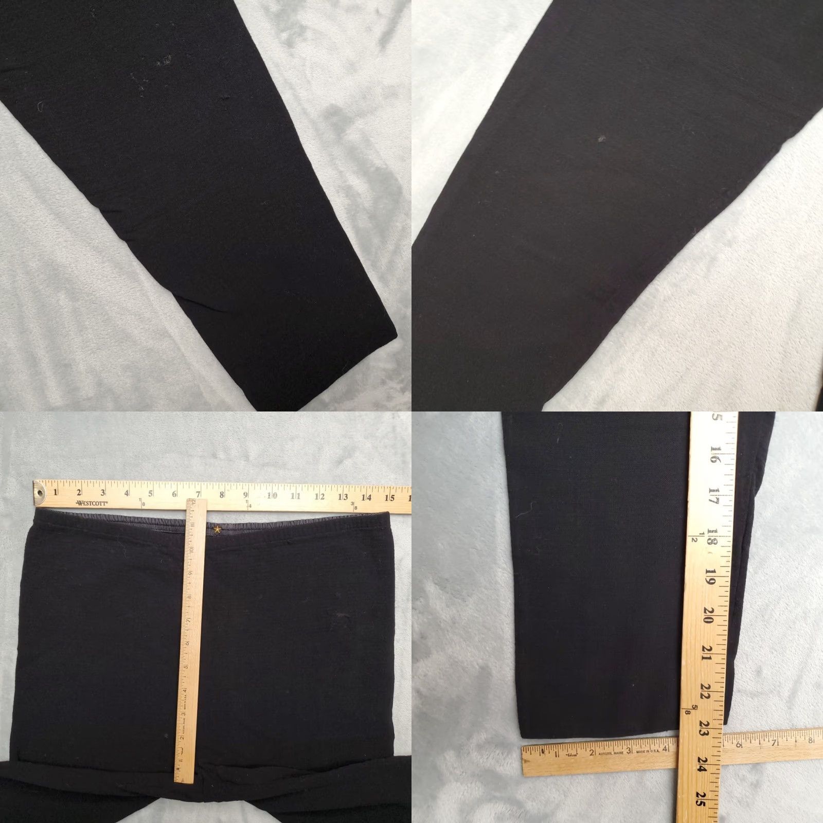 Vintage VINTAGE Peter Cohen Pants Women P Black Wool Stretch Minimalist Lounge Gold Star Pants Women P Black Wool Stretch Minimalist Lounge Gold Star Size 28" / US 6 / IT 42 - 10 Thumbnail