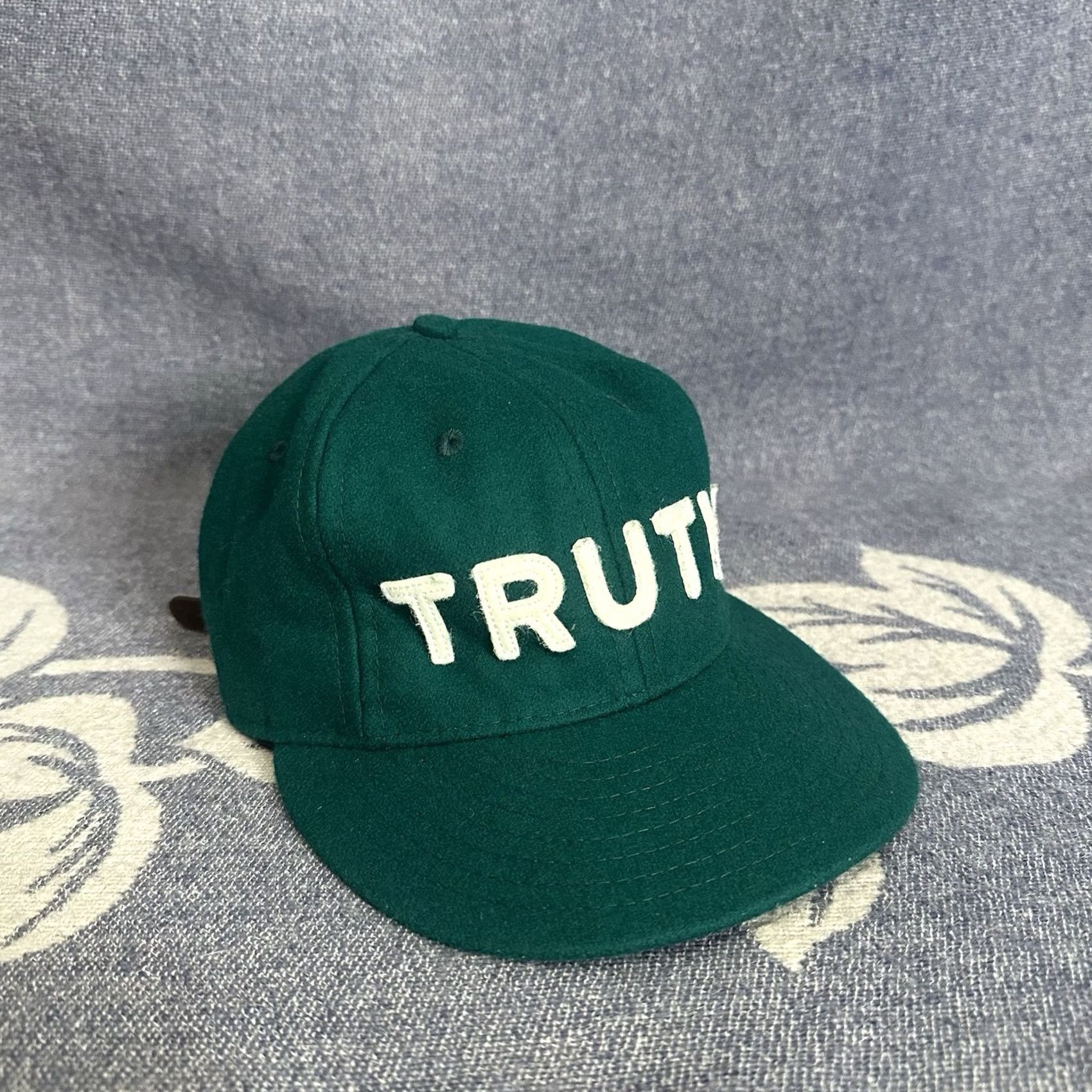 Ebbets Field Flannels Ebbets Field Flannels Beer Rhinegeist Wool Hat Green Adjustable OS Baseball Cap Mens Size ONE SIZE - 2 Thumbnail