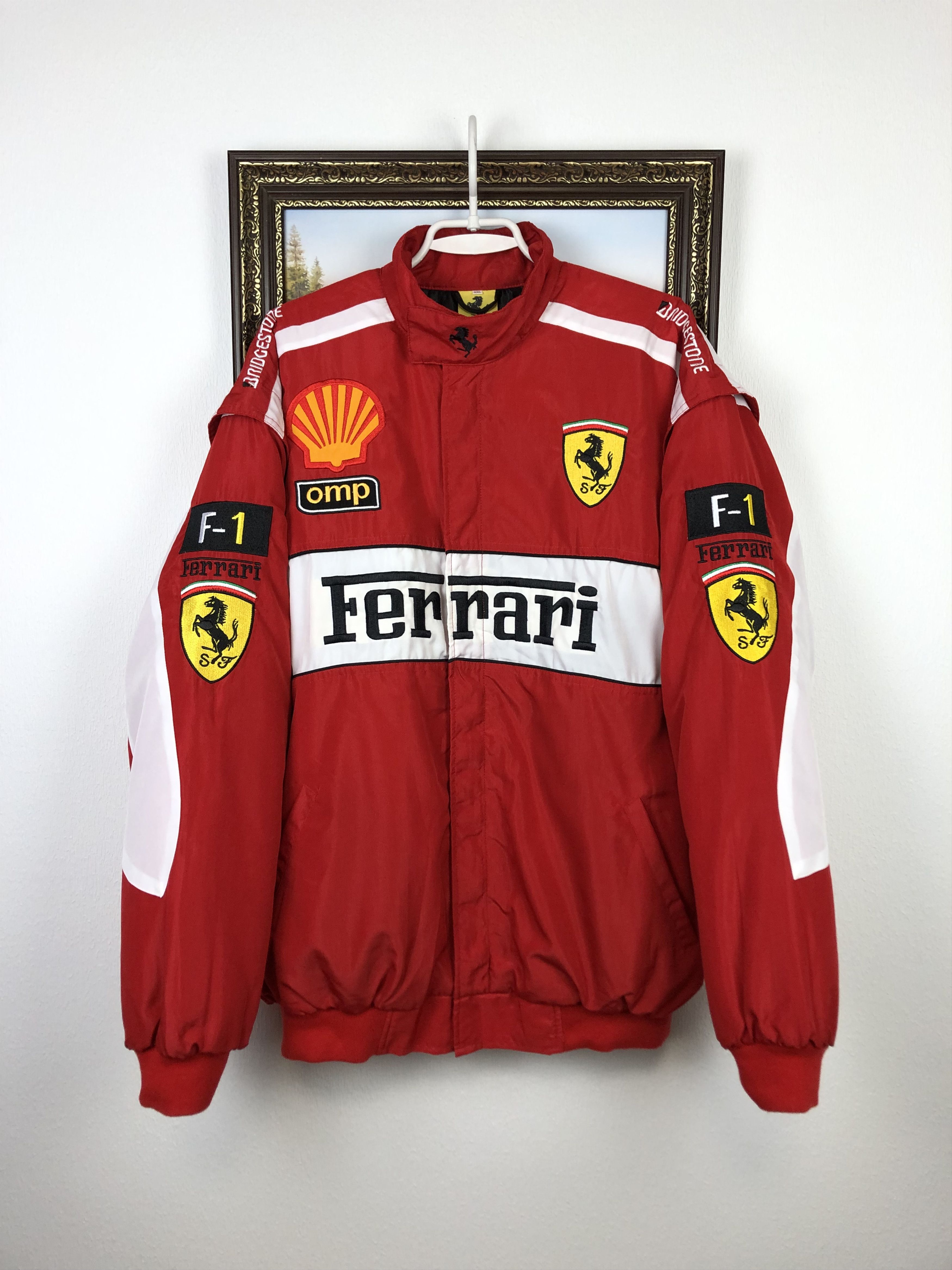 Ferrari × Racing × Vintage Vintage Ferrari Racing Jacket Rare Mens ...
