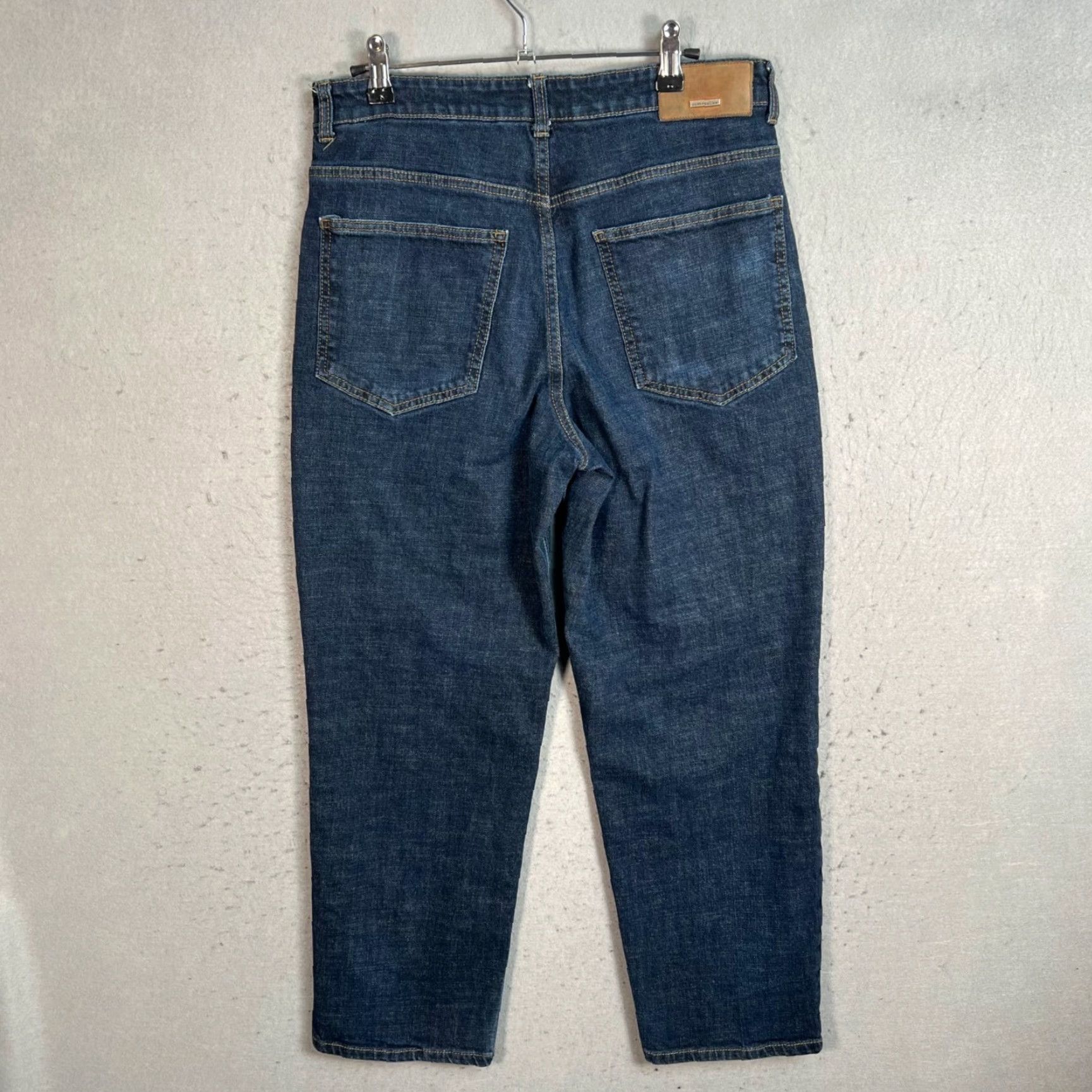 Vintage VINTAGE Customellow Jeans Denim Tapered Fit Adult Mens Size 30 Dark Wash Blue Cotton Blend 25in Inseam Mens Jeans Size US 30 / EU 46 - 2 Thumbnail