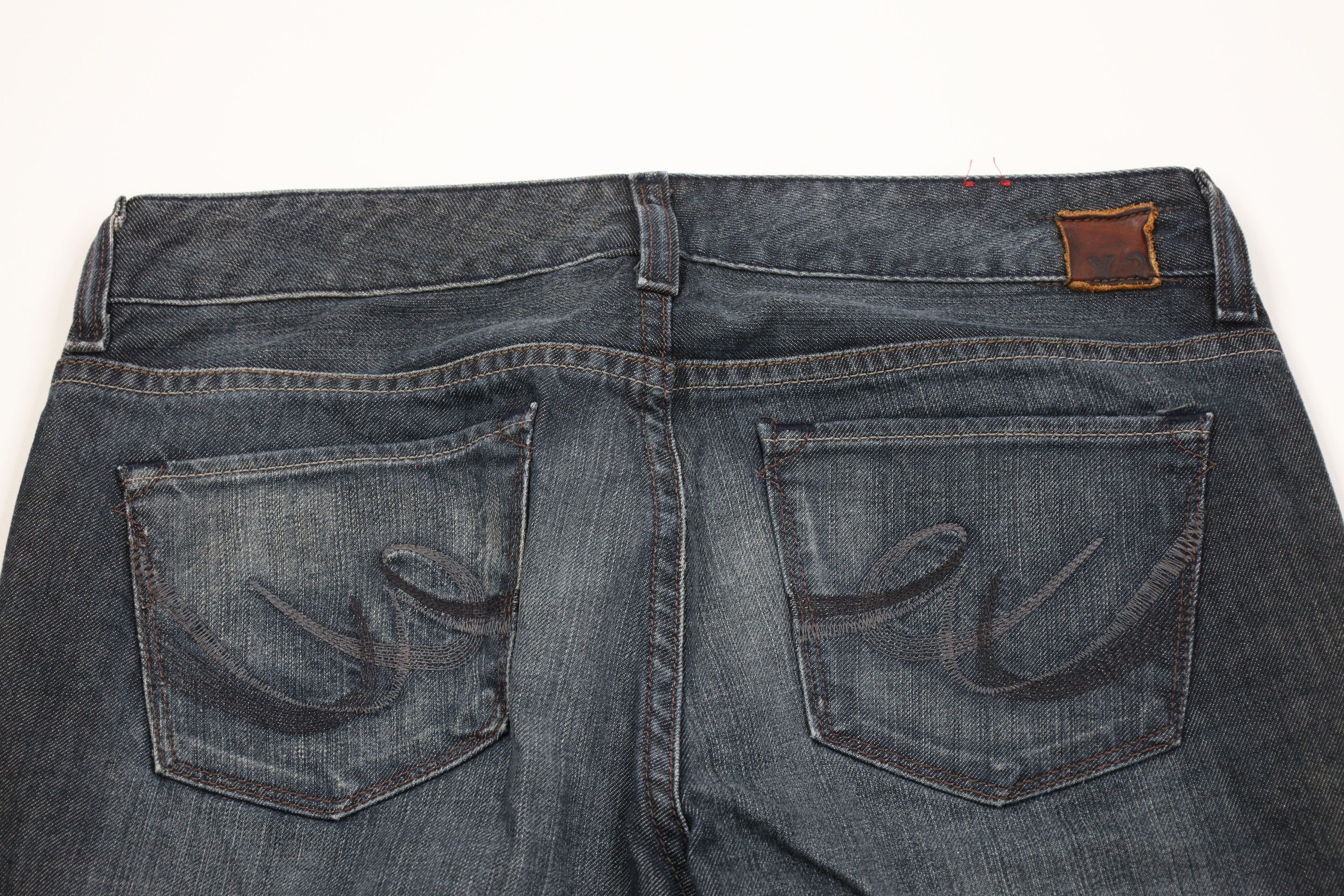 Express Vintage Y2K Express X2 Babydoll Stella Flared Wide Leg Jeans Size 32" / US 10 / IT 46 - 11 Thumbnail