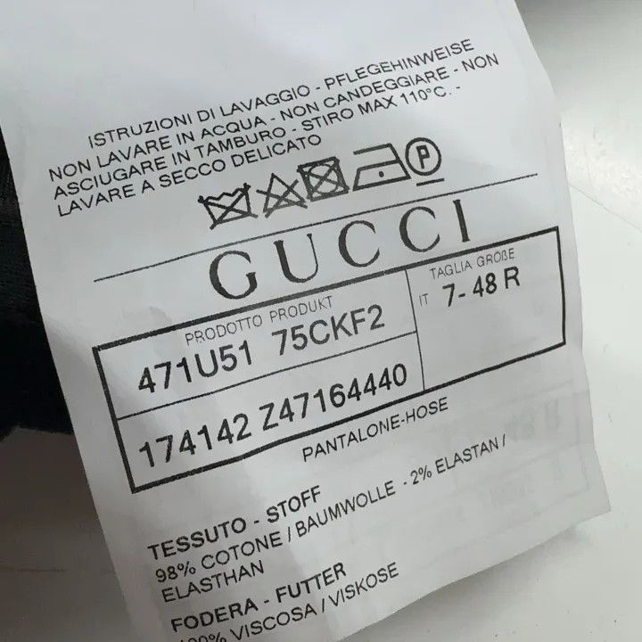 Gucci Gucci Casual Solid Velvet Straight Pants-2507 Size US 44 / EU 60 - 4 Thumbnail