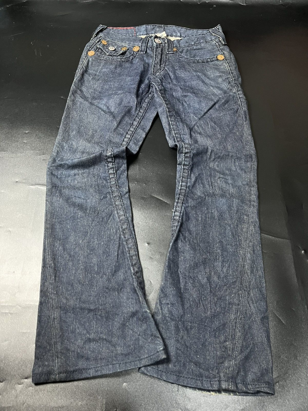 If Six Was Nine × Japanese Brand × Le Grande Bleu (L.G.B.) SUPER FLARE TRUE RELIGION SPIDER Style Size US 30 / EU 46 - 3 Thumbnail