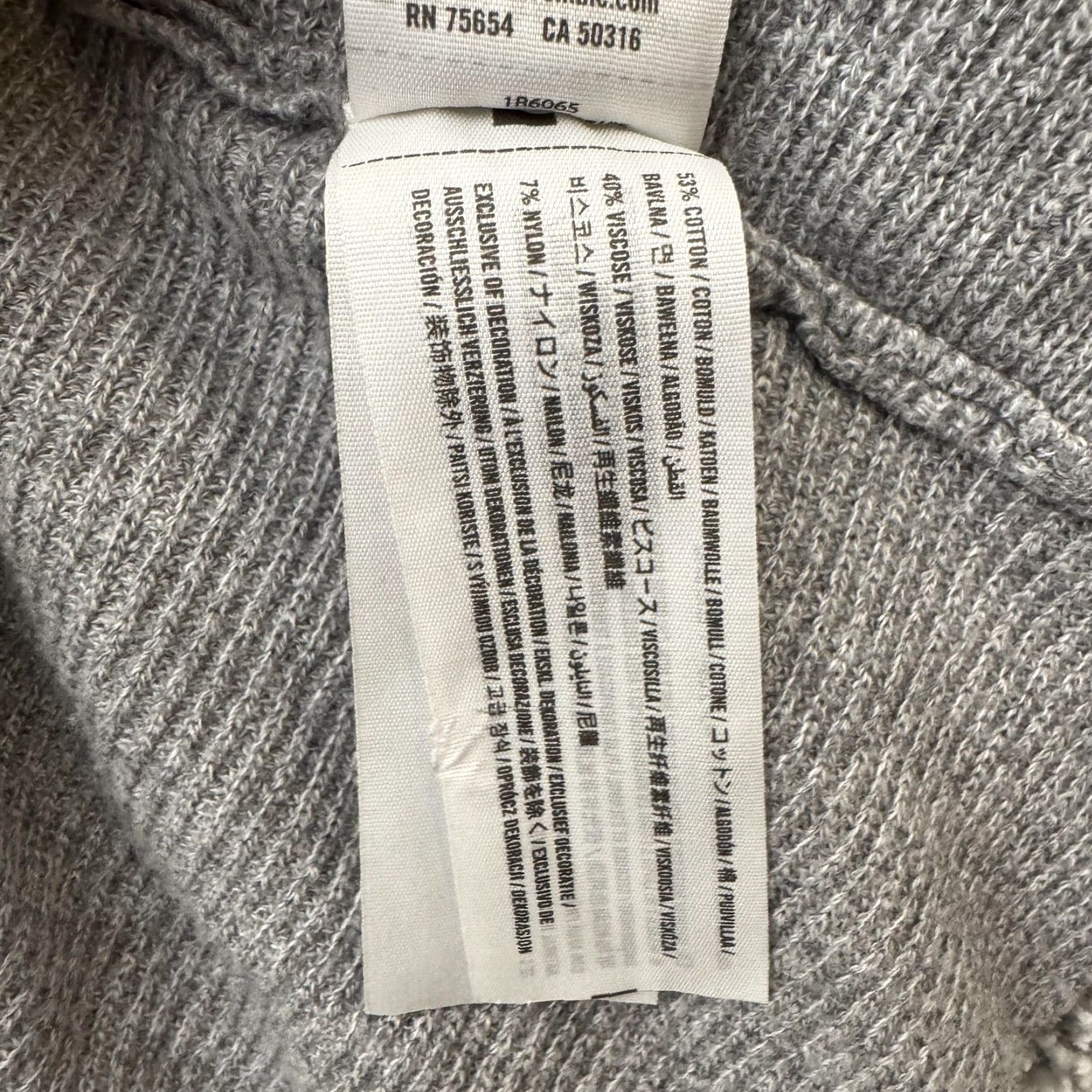 Abercrombie & Fitch Abercrombie & Fitch Sweater Womens Large Gray Full Zip Cardigan Pockets Knit Size L / US 10 / IT 46 - 6 Thumbnail