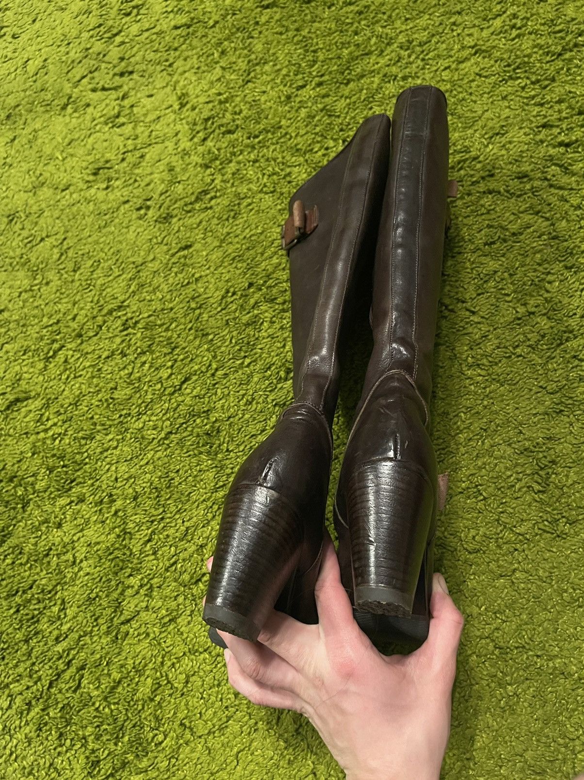 Designer × MoMA Moma avant garde real leather high boots Size US 7 / IT 37 - 8 Thumbnail