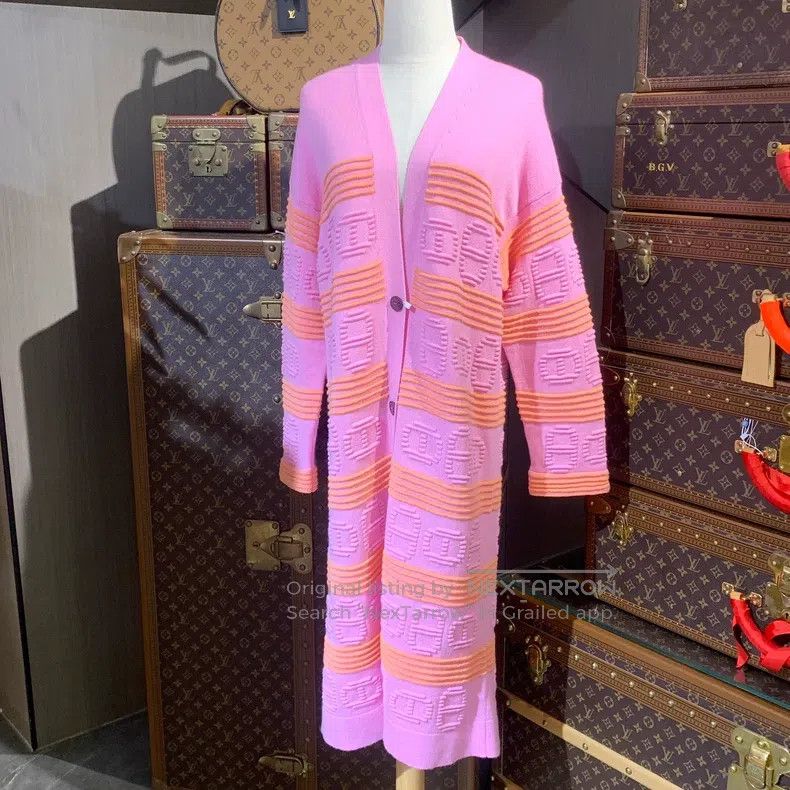 Hermes Hermes Knitted sweater, pink Size XXS / US 00 / IT 34 - 1 Thumbnail