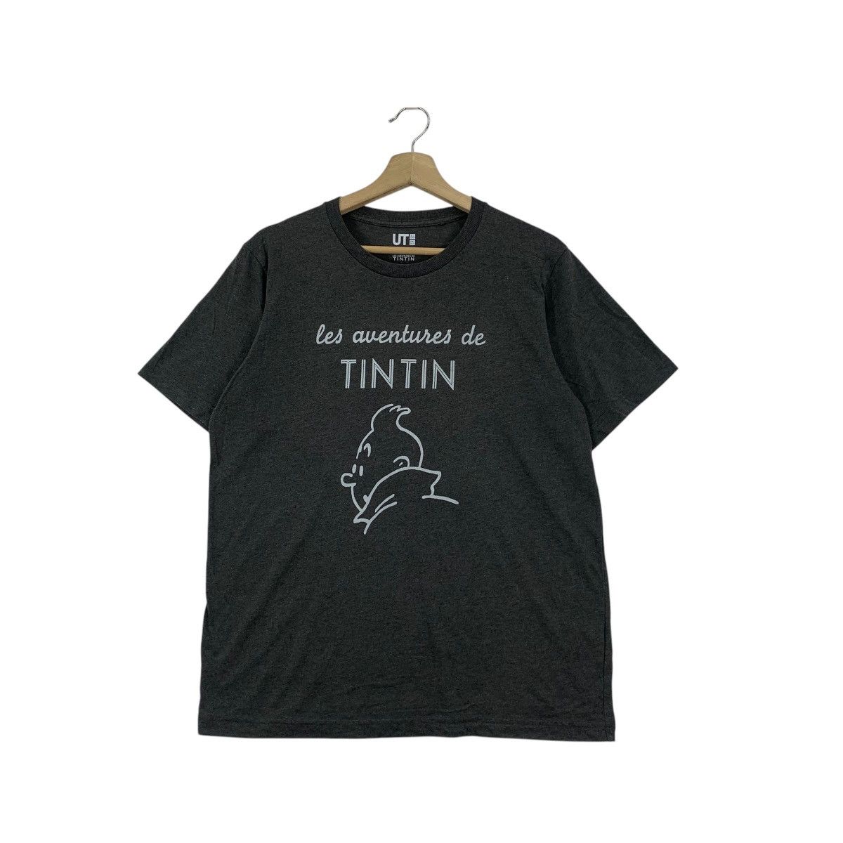 Uniqlo UNIQLO x TINTIN HERGE Adventure 2015 Collection Tee Shirt Size US L / EU 52-54 / 3 - 1 Thumbnail