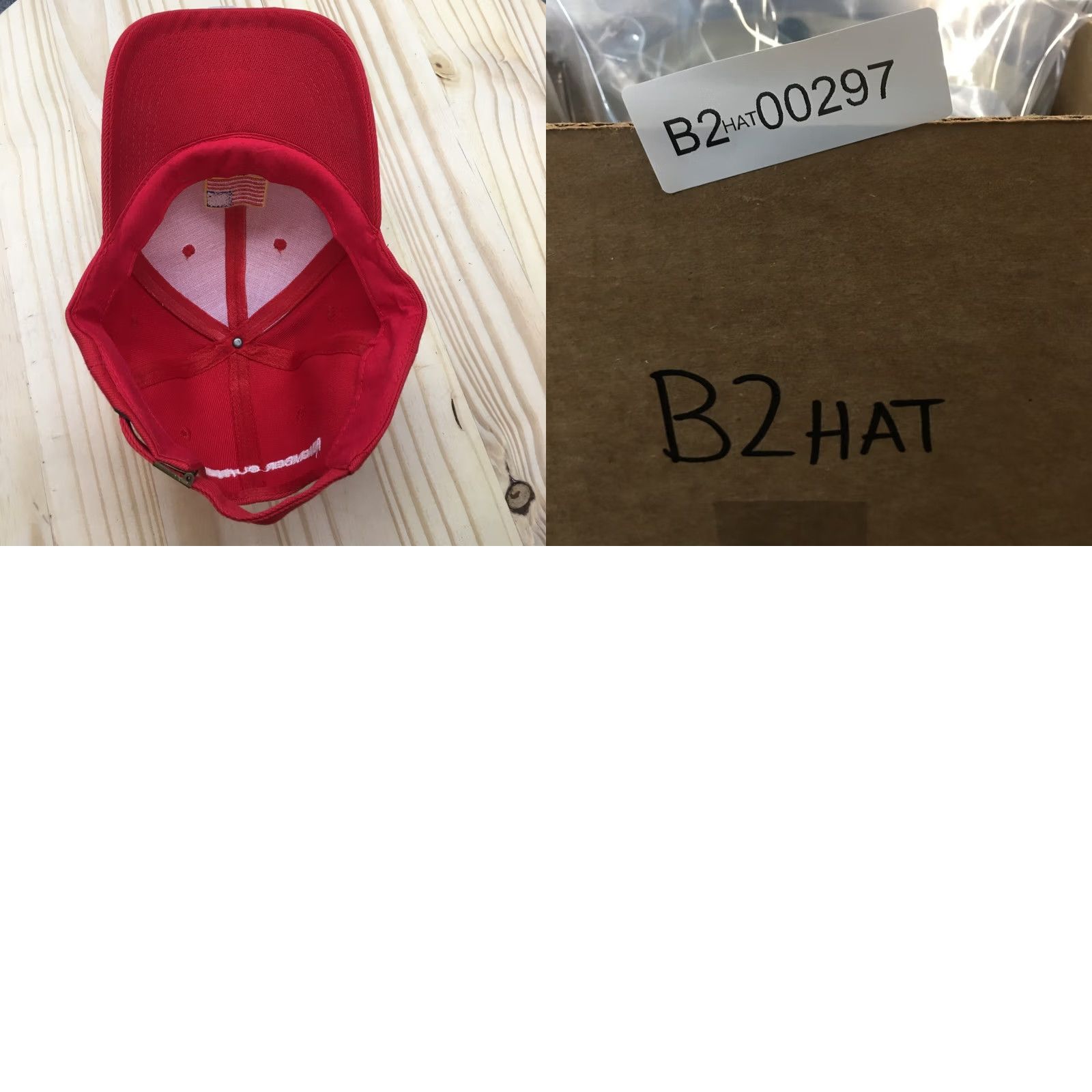 Logo 7 Support Our Troops Baseball Hat Mens Red One Size Curved Brim Embroidered Logo Size ONE SIZE - 8 Thumbnail