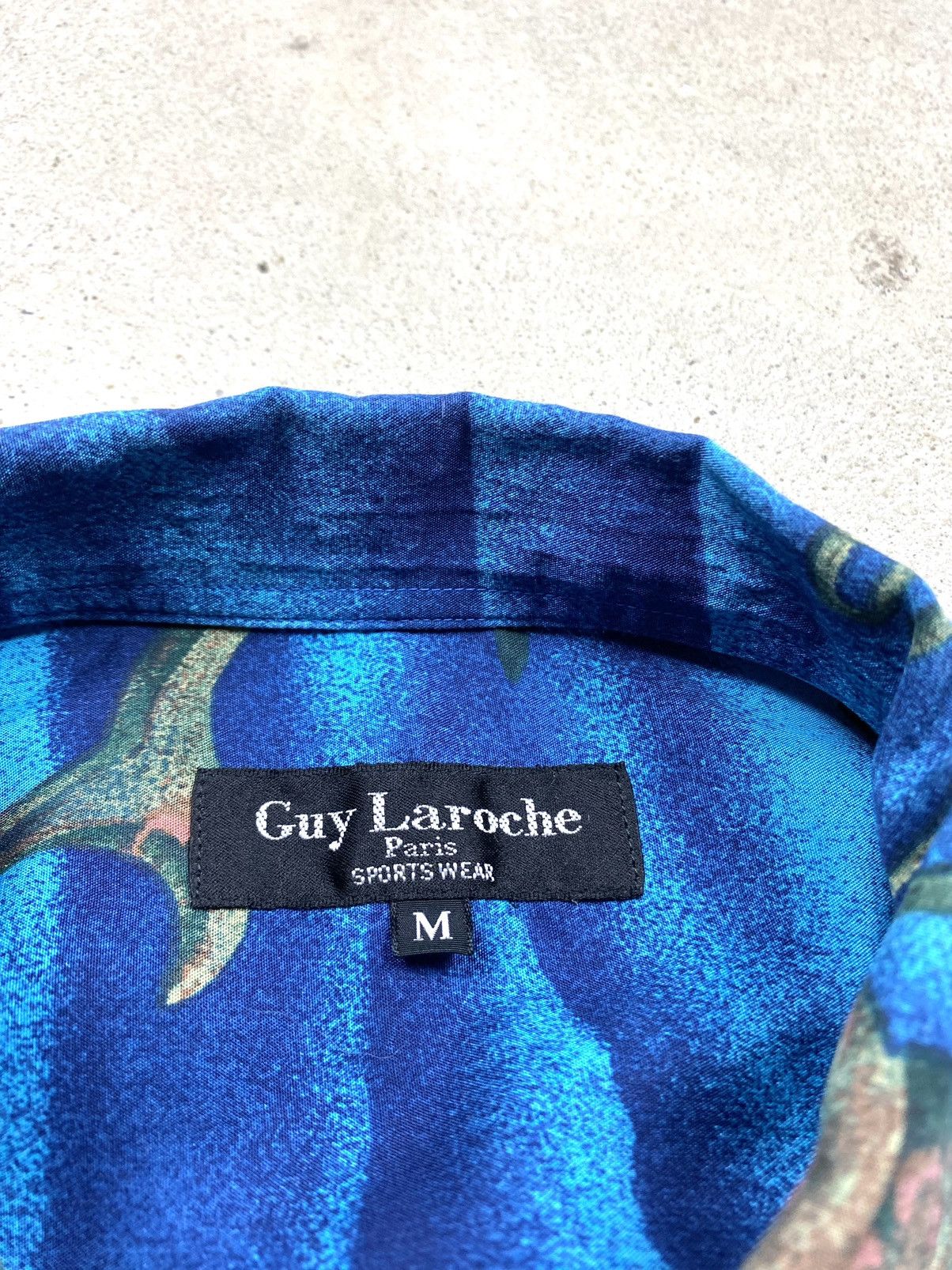 Vintage Rare! Vintage Guy Laroche Paris Hawaiian Shirt Y2K Size US M / EU 48-50 / 2 - 8 Thumbnail