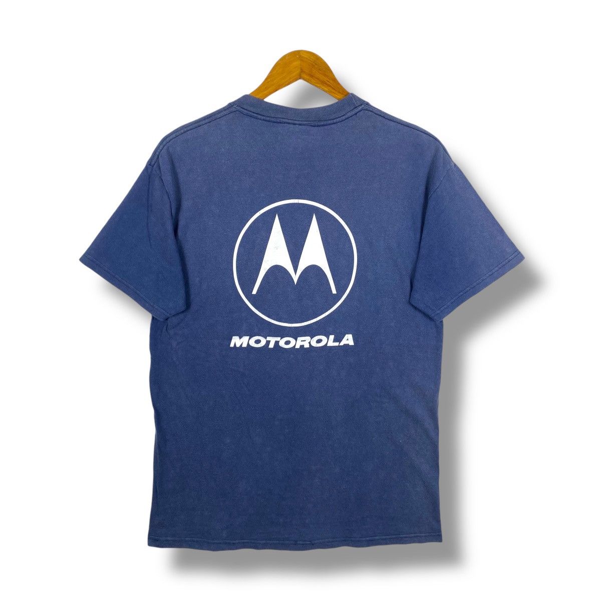 Vintage 90's MOTOROLA Promo Graphic Faded Tee Shirt Medium
