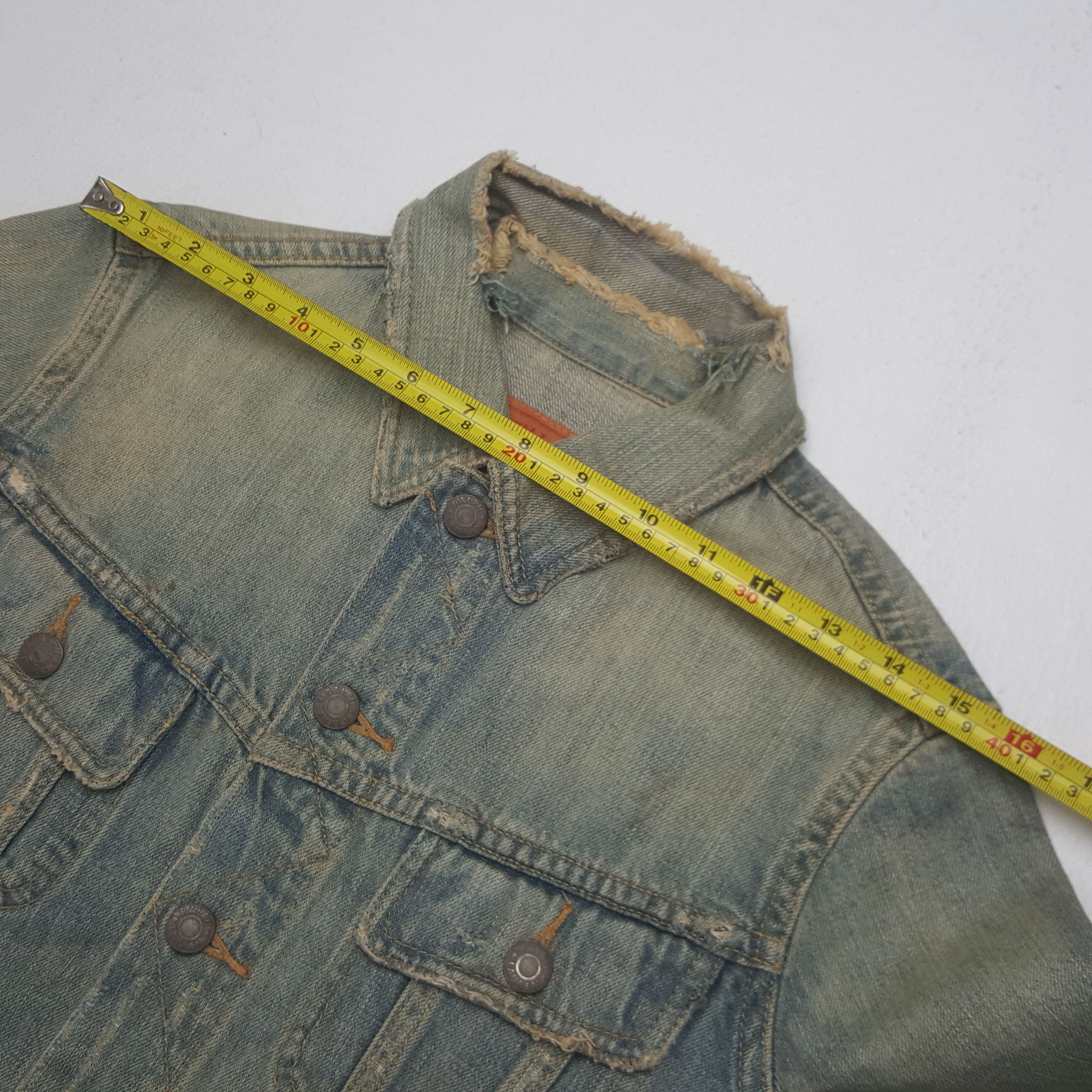 Ralph Lauren Vintage Ralph Lauren Denim Bikers Jacket Size US XS / EU 42 / 0 - 5 Thumbnail