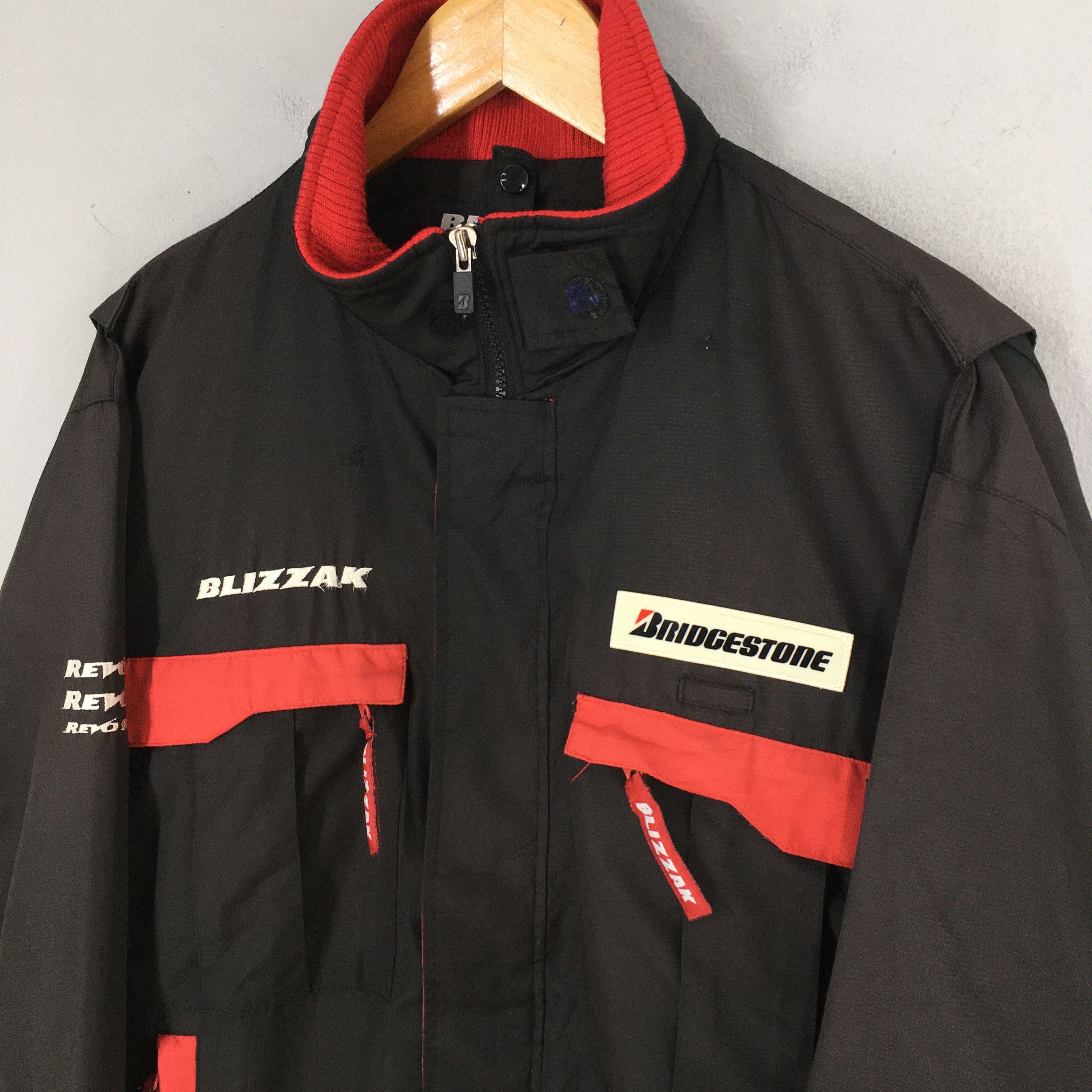 Honda Blizzak Racing Japan Nissan JDM Windbreaker Jacket Large Size US L / EU 52-54 / 3 - 5 Thumbnail