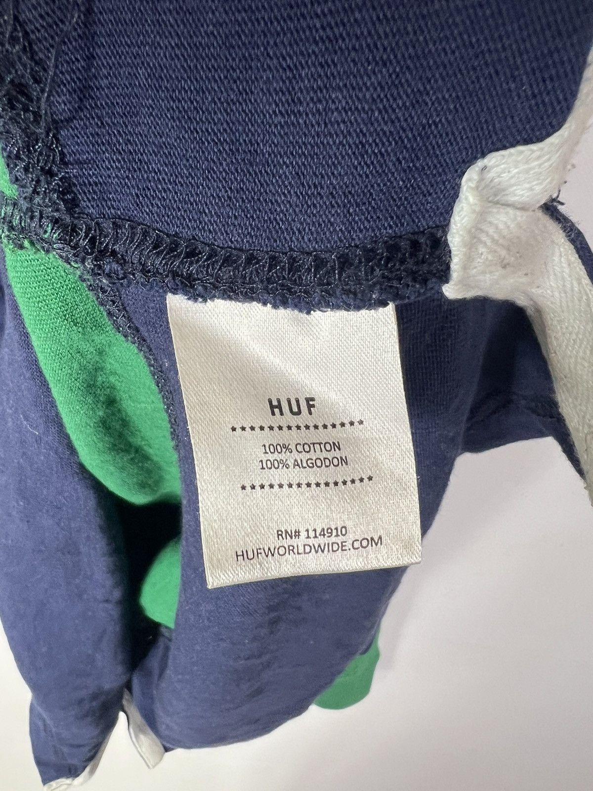 Huf HUF Rugby Shirt Stripped Longsleeve Embroidered Size US M / EU 48-50 / 2 - 6 Thumbnail