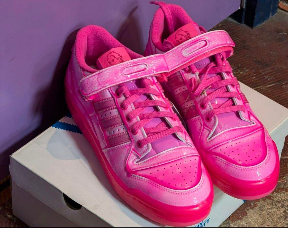 Adidas × Jeremy Scott ADIDAS x JEREMY SCOTT Low Top Sneakers Pink US 9.5 Size US 9.5 / EU 42-43 - 3 Thumbnail