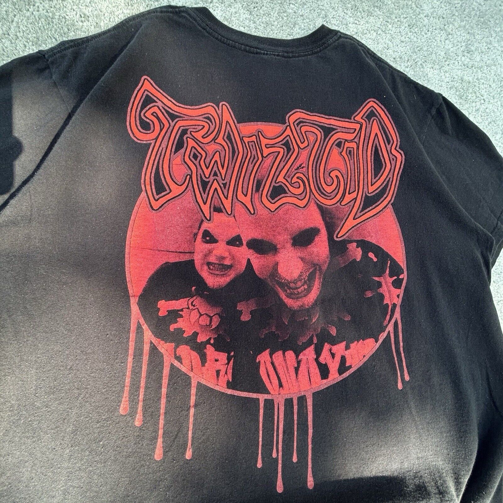 Gildan Vintage Insane Clown Posse Twiztid Shirt ICP 90s rock Size US XL / EU 56 / 4 - 4 Thumbnail