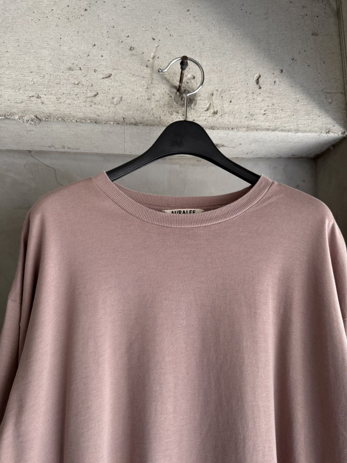 Auralee AURALEE LUSTER PLAITING L/S TEE Size US M / EU 48-50 / 2 - 3 Thumbnail