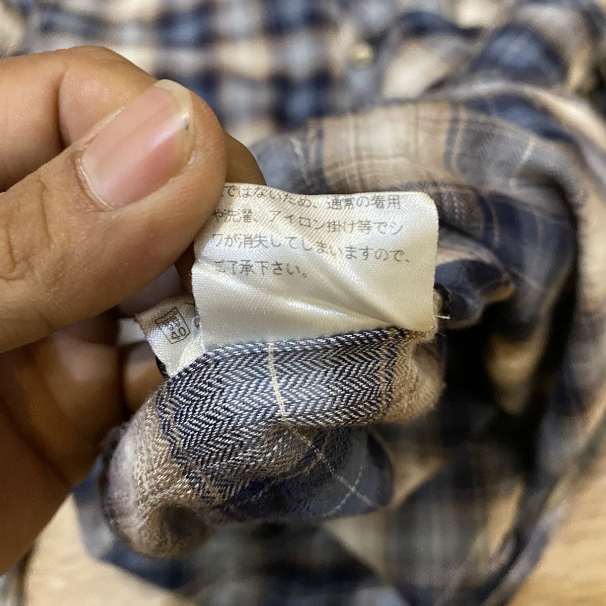 Tornado Mart Zero By Tornado Mart Plaid Button Up Shirts Size US M / EU 48-50 / 2 - 16 Thumbnail