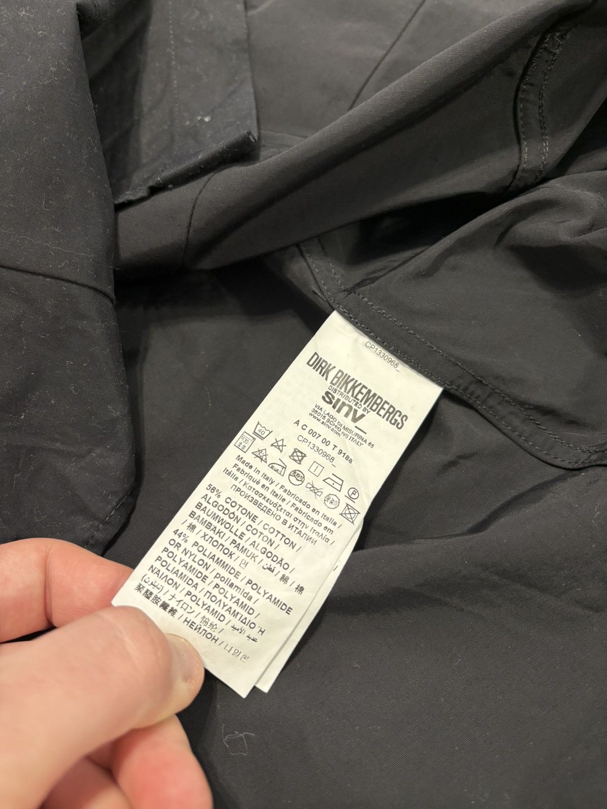 Dirk Bikkembergs Rare Dirk Bikkembergs Black Multipocket Shirt Size US L / EU 52-54 / 3 - 6 Thumbnail