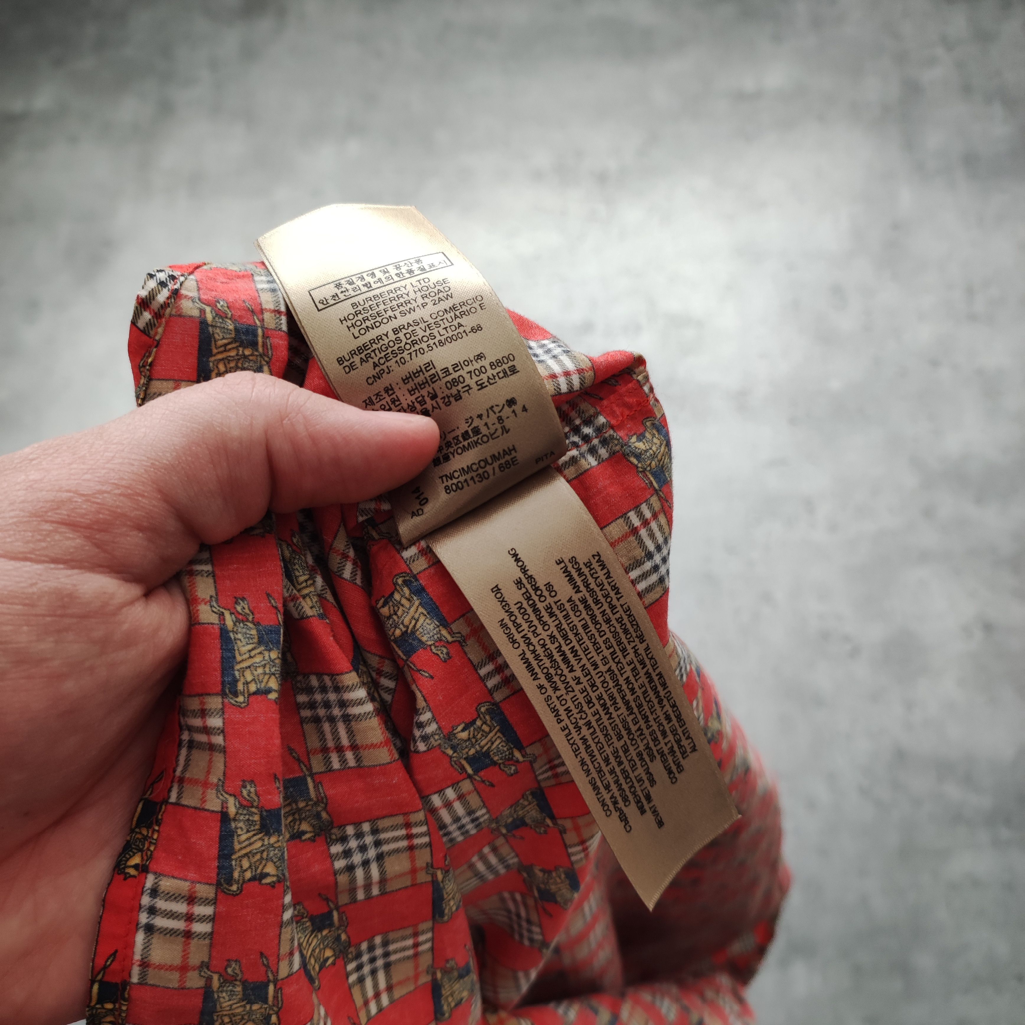 Burberry Burberry London x Christopher Bailey Check Nova Logo Shirt Size US L / EU 52-54 / 3 - 10 Thumbnail