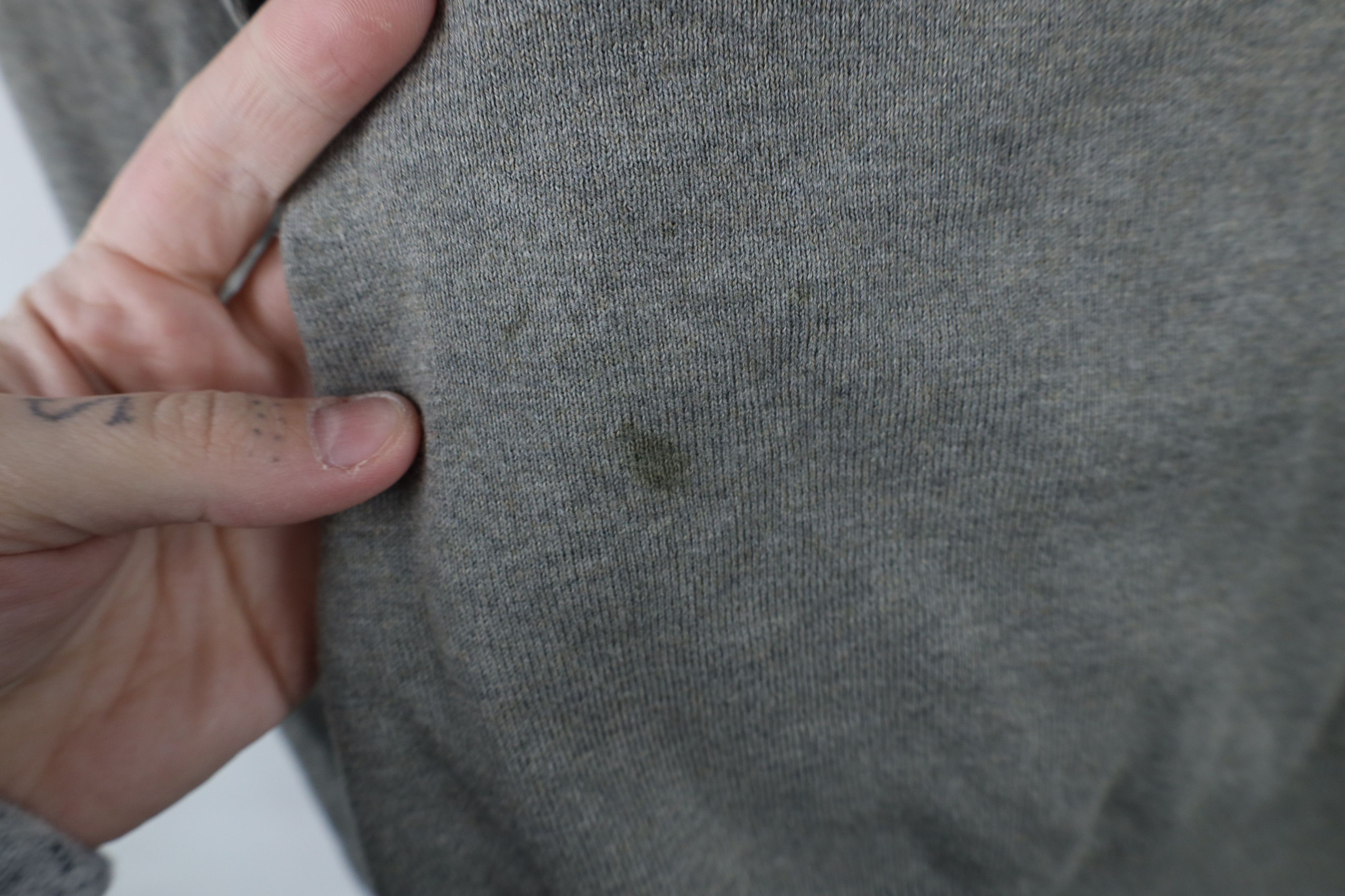 Ralph Lauren × Vintage Vintage 90s Ralph Lauren Knit V-Neck Sweater Heather Gray Size US XL / EU 56 / 4 - 8 Thumbnail