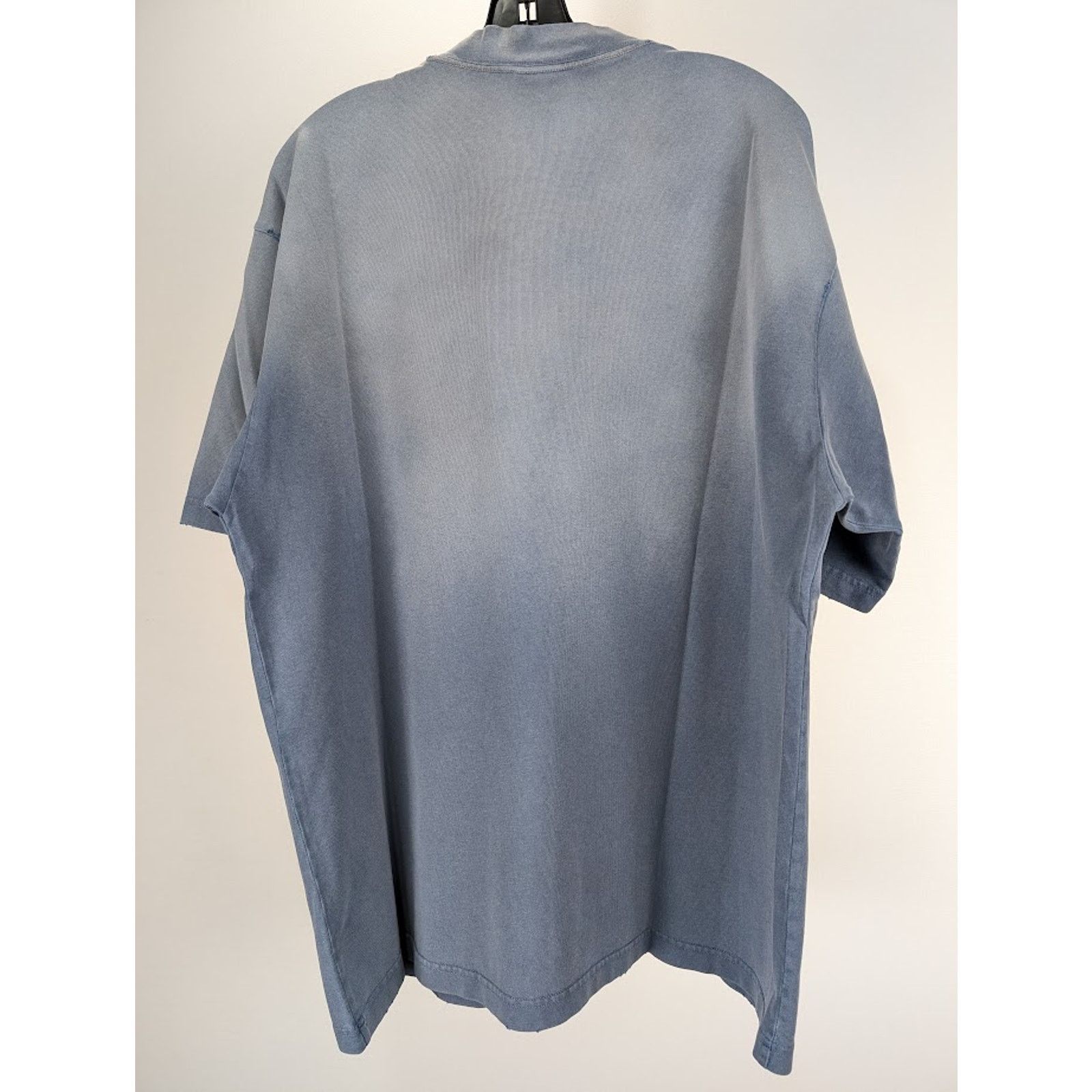 Balenciaga o1rshd1 Short Sleeve T-Shirt in Blue Size US M / EU 48-50 / 2 - 13 Thumbnail