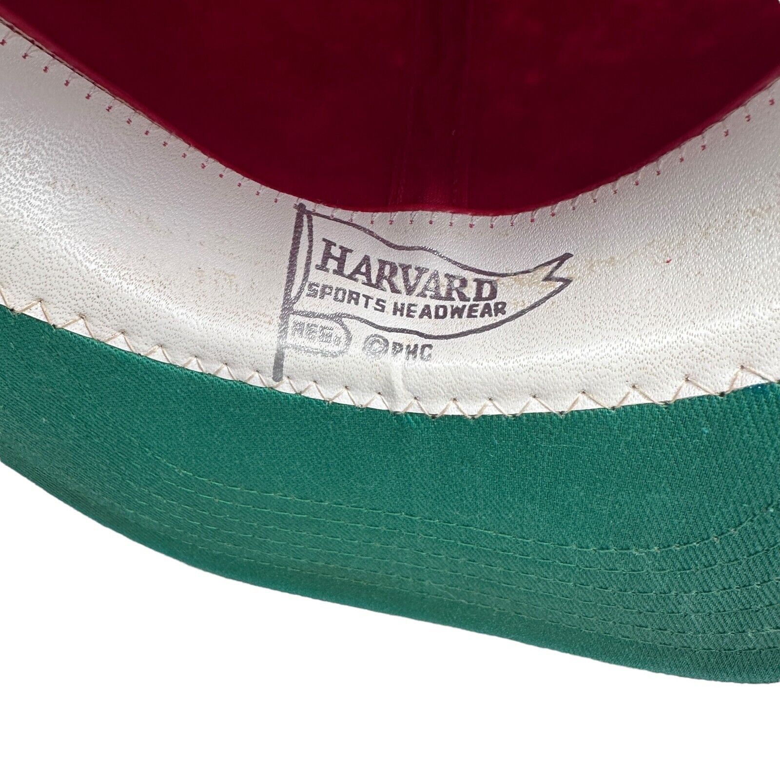 Other Vintage Harvard Sports Headwear Fitted Hat 7 3/8 Red Leather Size ONE SIZE - 8 Thumbnail