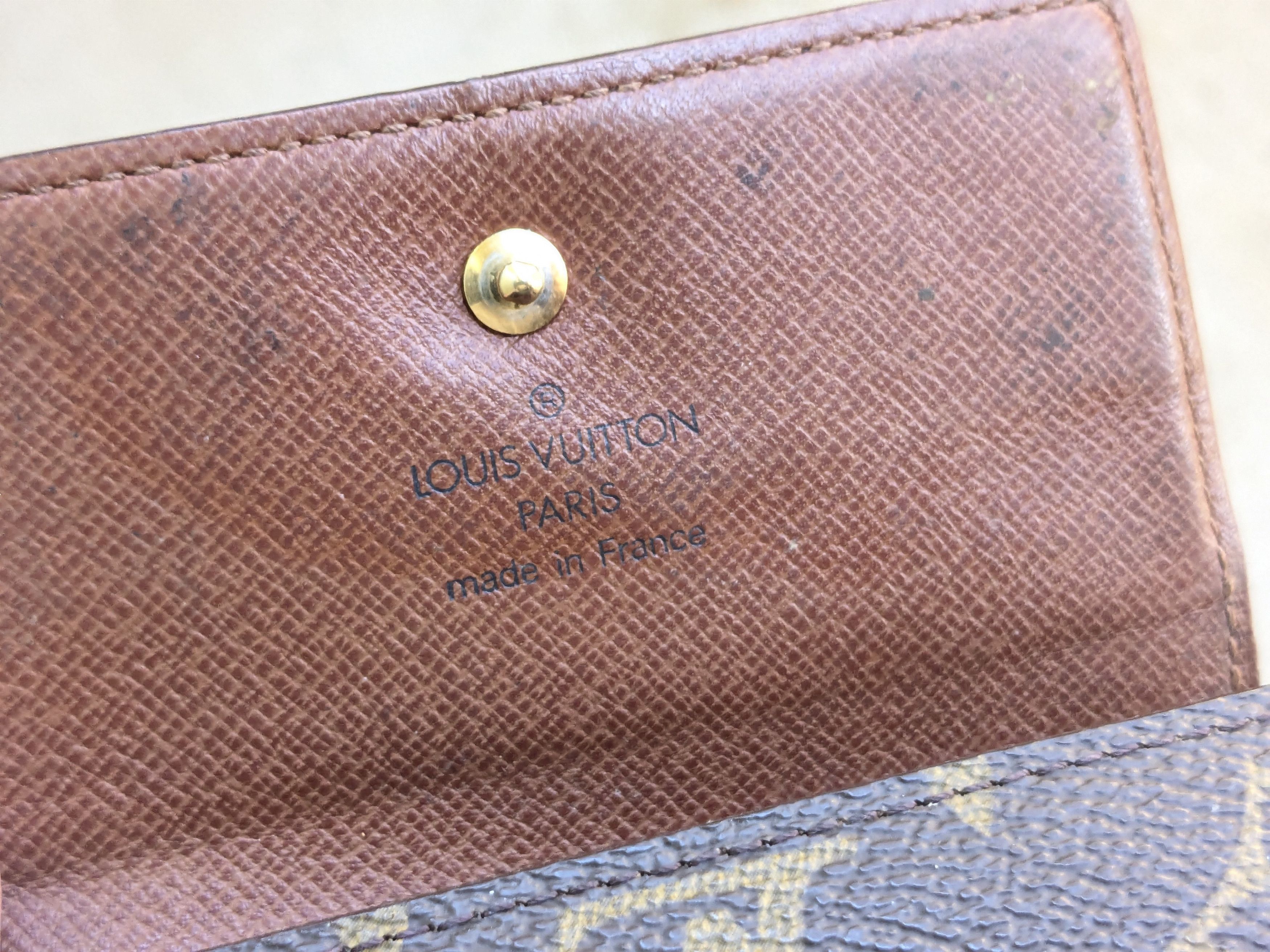 Louis Vuitton Louis Vuitton Wallet Trifold Canvas Monogram Leather Size ONE SIZE - 7 Thumbnail