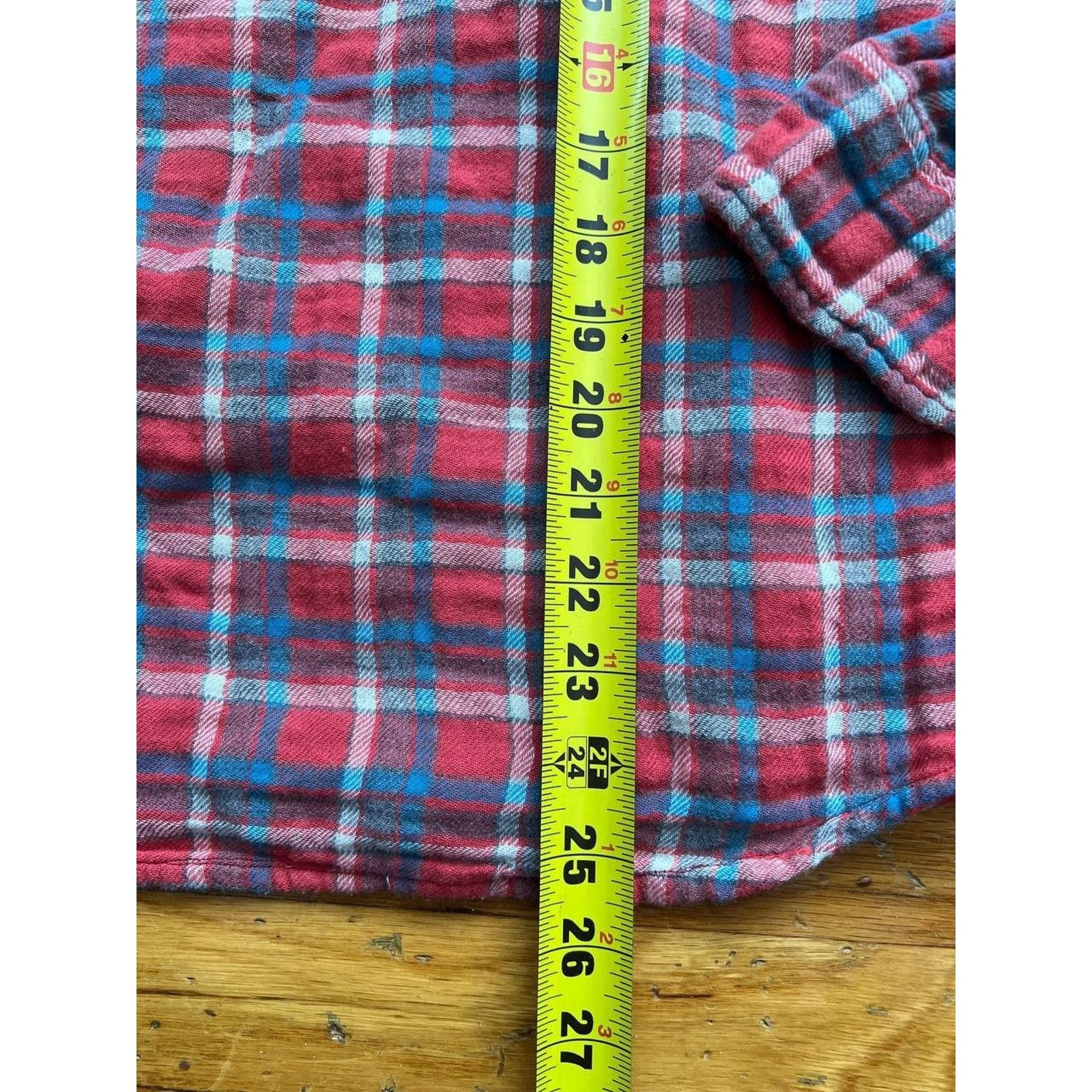 Faherty Faherty Red Checked Shirt Size S Slim Fit 100% Linen A002004 Size S / US 4 / IT 40 - 7 Thumbnail