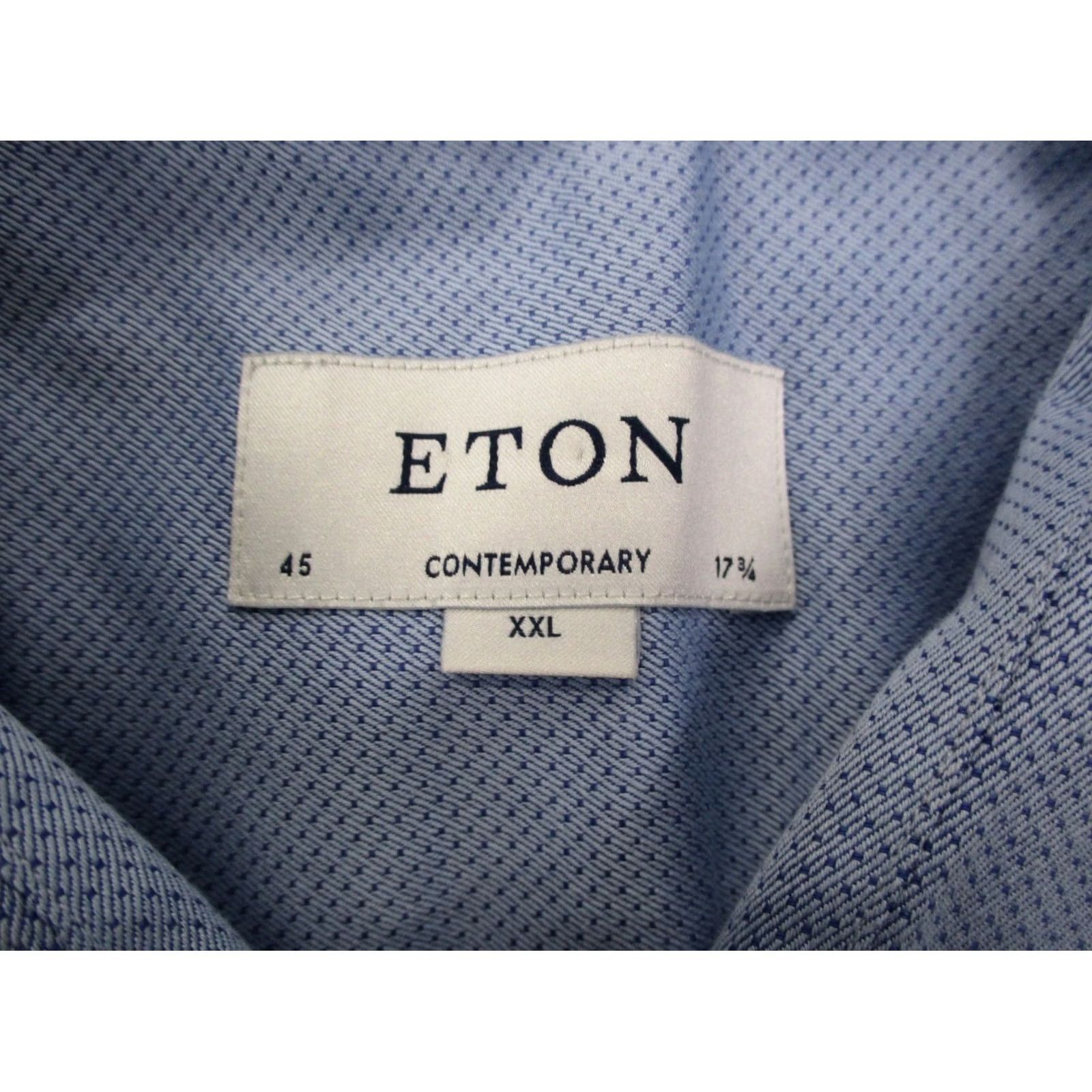 Eton Eton Shirt Mens 2XL Blue 45 17 Contemporary Dress Business Preppy Shirt Mens 2XL Blue 45 17 Contemporary Dress Business Preppy Size 48R - 6 Thumbnail