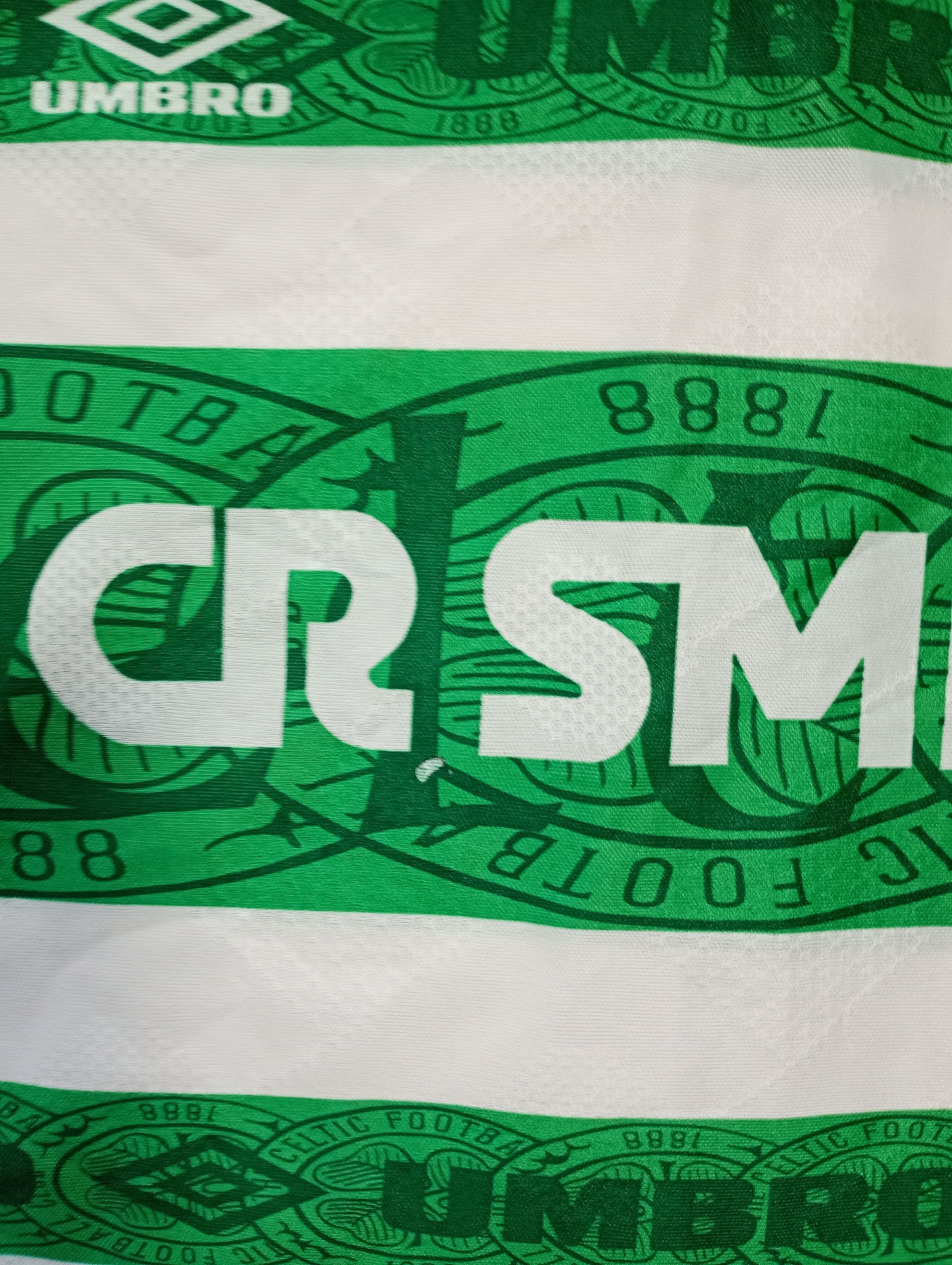 Umbro Umbro Celtic FC Home Jersey 1995-1997 Size US L / EU 52-54 / 3 - 10 Thumbnail