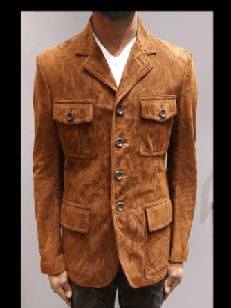 image of Tom Ford O1Loc1C0324 Tfl473Sz Outwear Jacket In Camel, Men's (Size Medium)