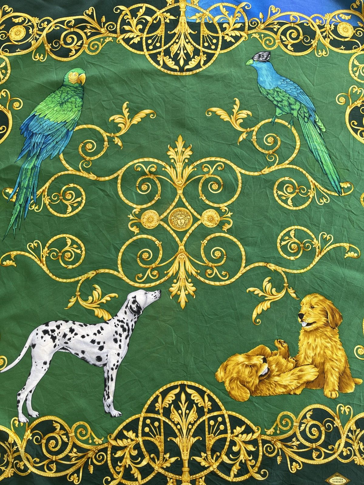 Versace Vintage Atelier Versace Luxury Silk Scarf Size ONE SIZE - 6 Thumbnail