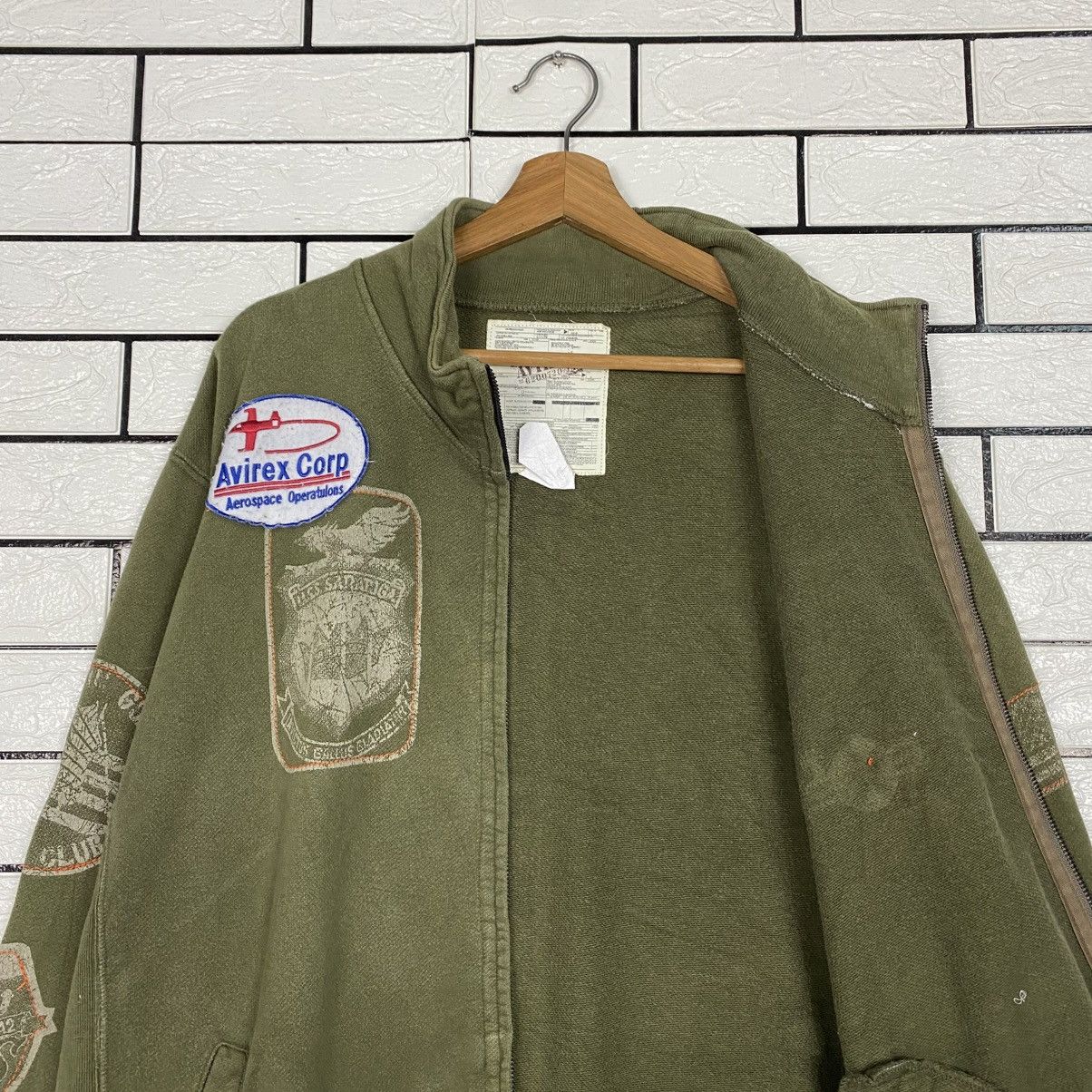 Avirex 📌Vintage Bomber Jacket Avirex Full Patches Punk Style Size US XXL / EU 58 / 5 - 16 Thumbnail