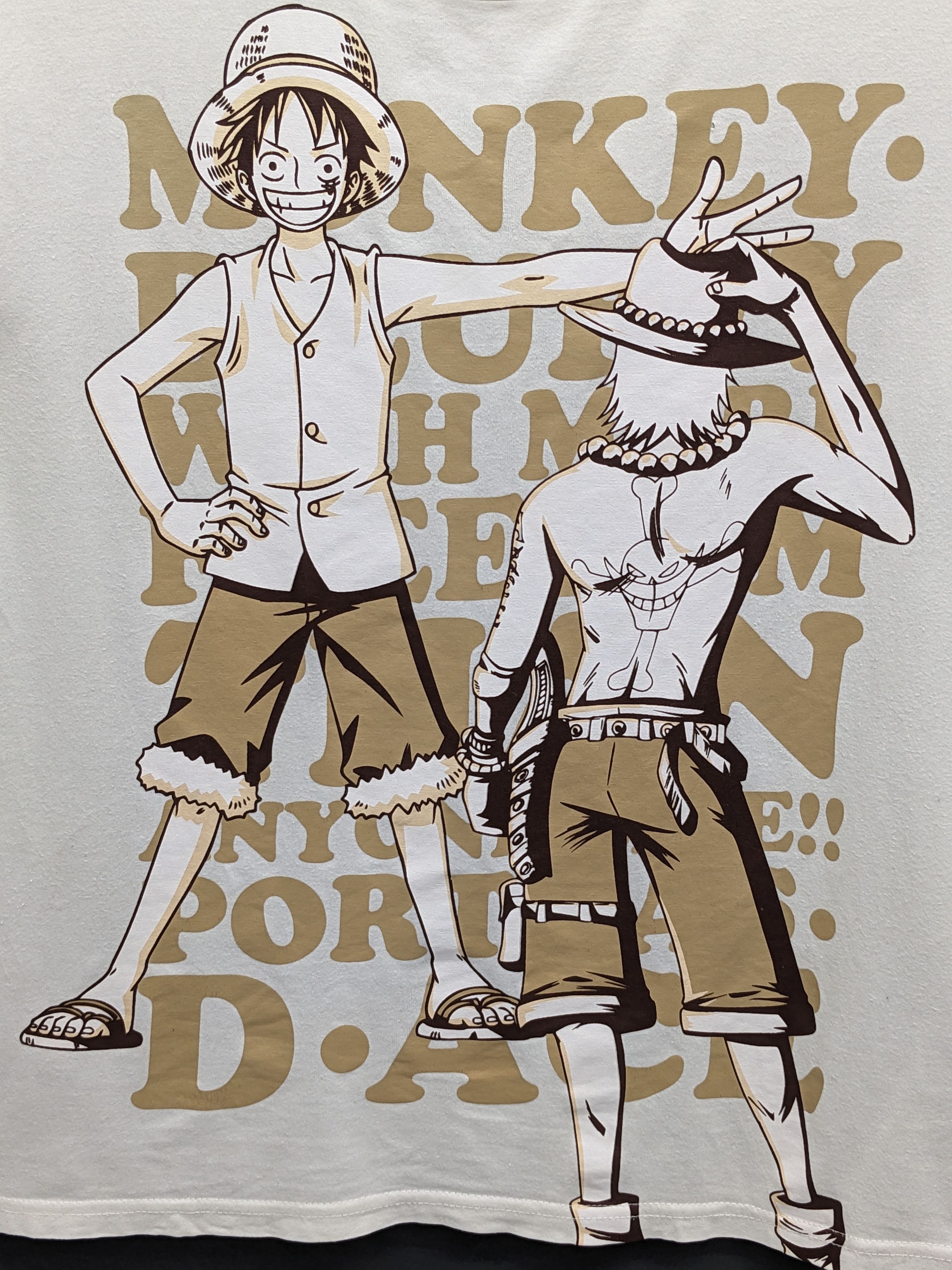 Anime JAPANESE ANIMA ONE PIECE MONKEY D LUFFY Size US L / EU 52-54 / 3 - 3 Thumbnail