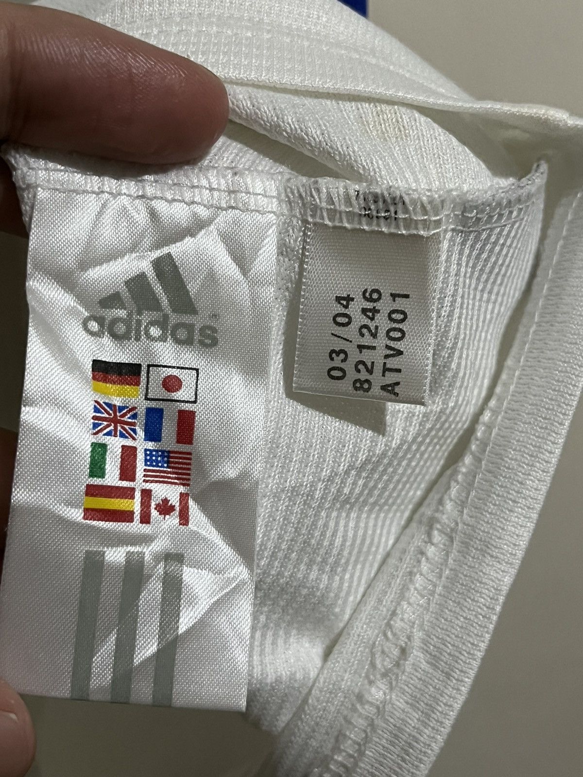 Adidas Vintage 00s Adidas Polo Shirt Y2k Size M / US 6-8 / IT 42-44 - 4 Thumbnail