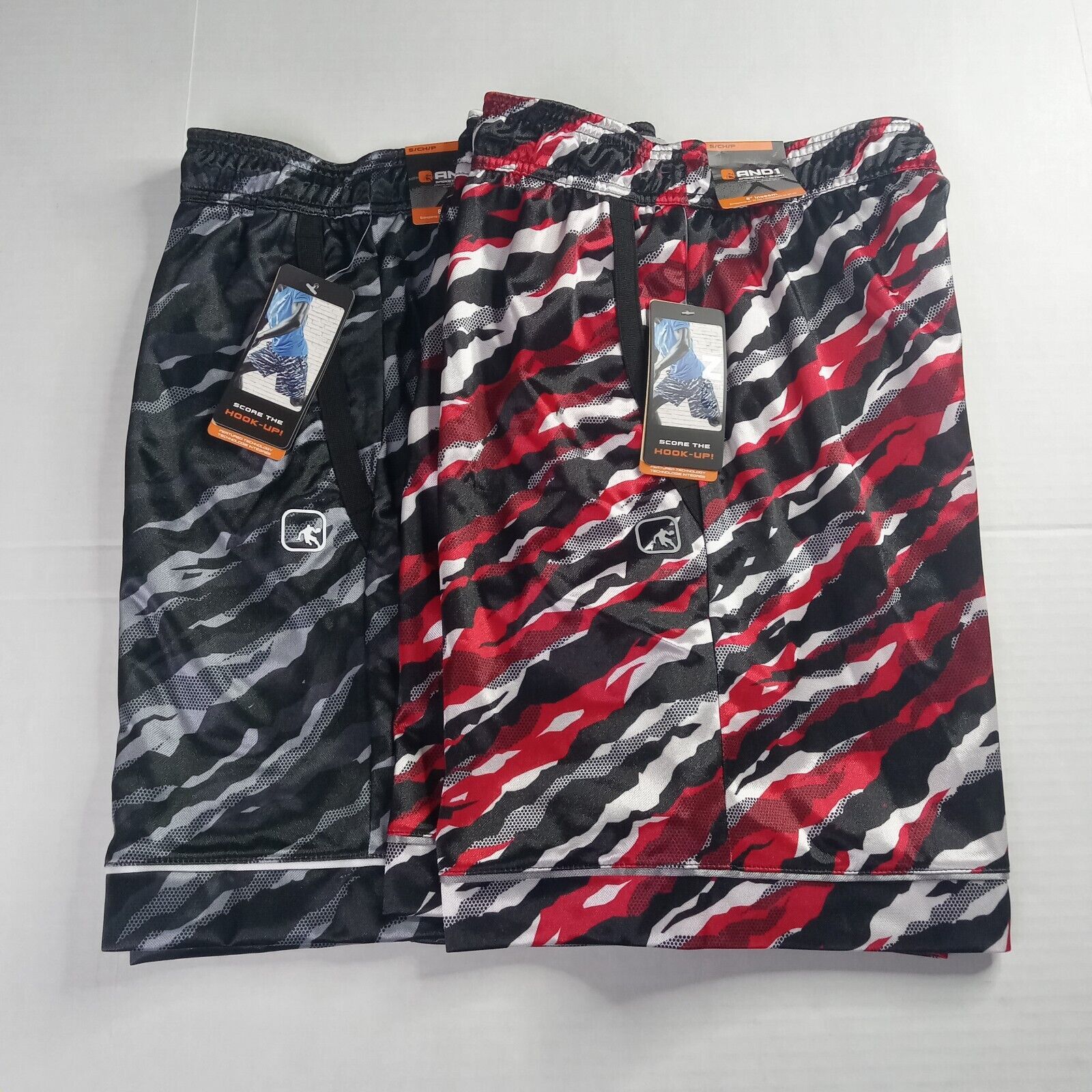 & Other Stories 2 AND1 Offense Athletic Shorts Men’s S Red Black Gray 8" Ins Size US 30 / EU 46 - 1 Thumbnail