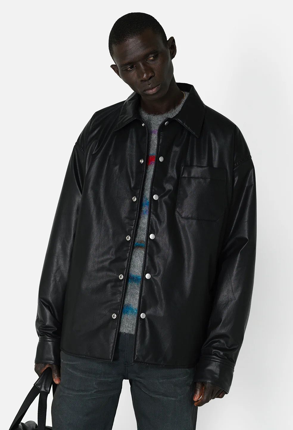 John Elliott John Elliott Leather Scout Overshirt - XS Size US XS / EU 42 / 0 - 1 Thumbnail