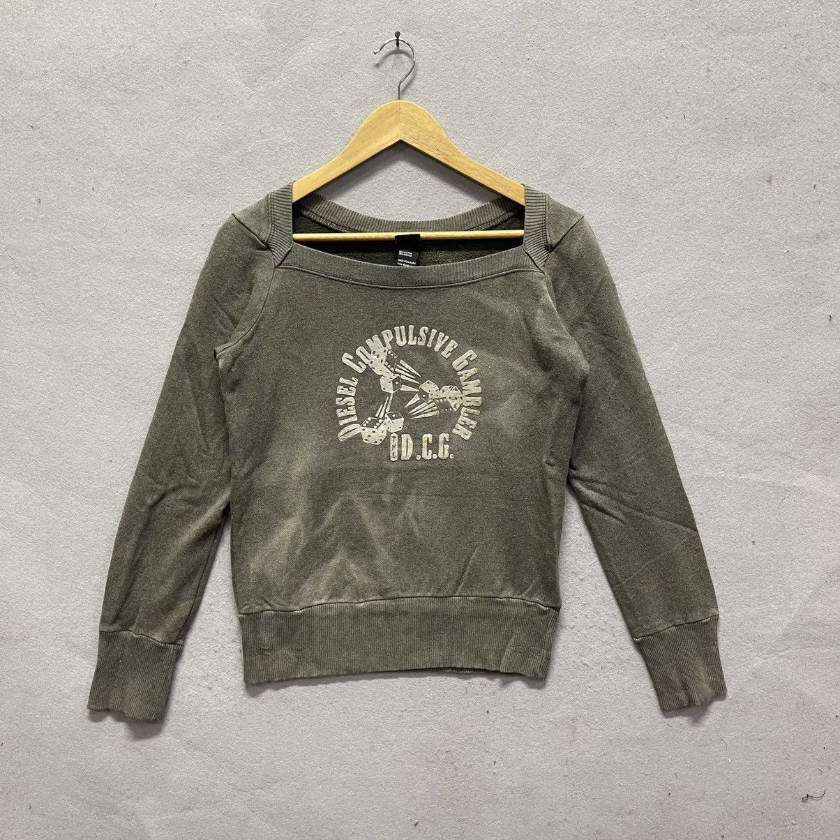 Diesel Vintage Diesel “Compulsive” Graphic Sweatshirt Size S / US 4 / IT 40 - 1 Thumbnail