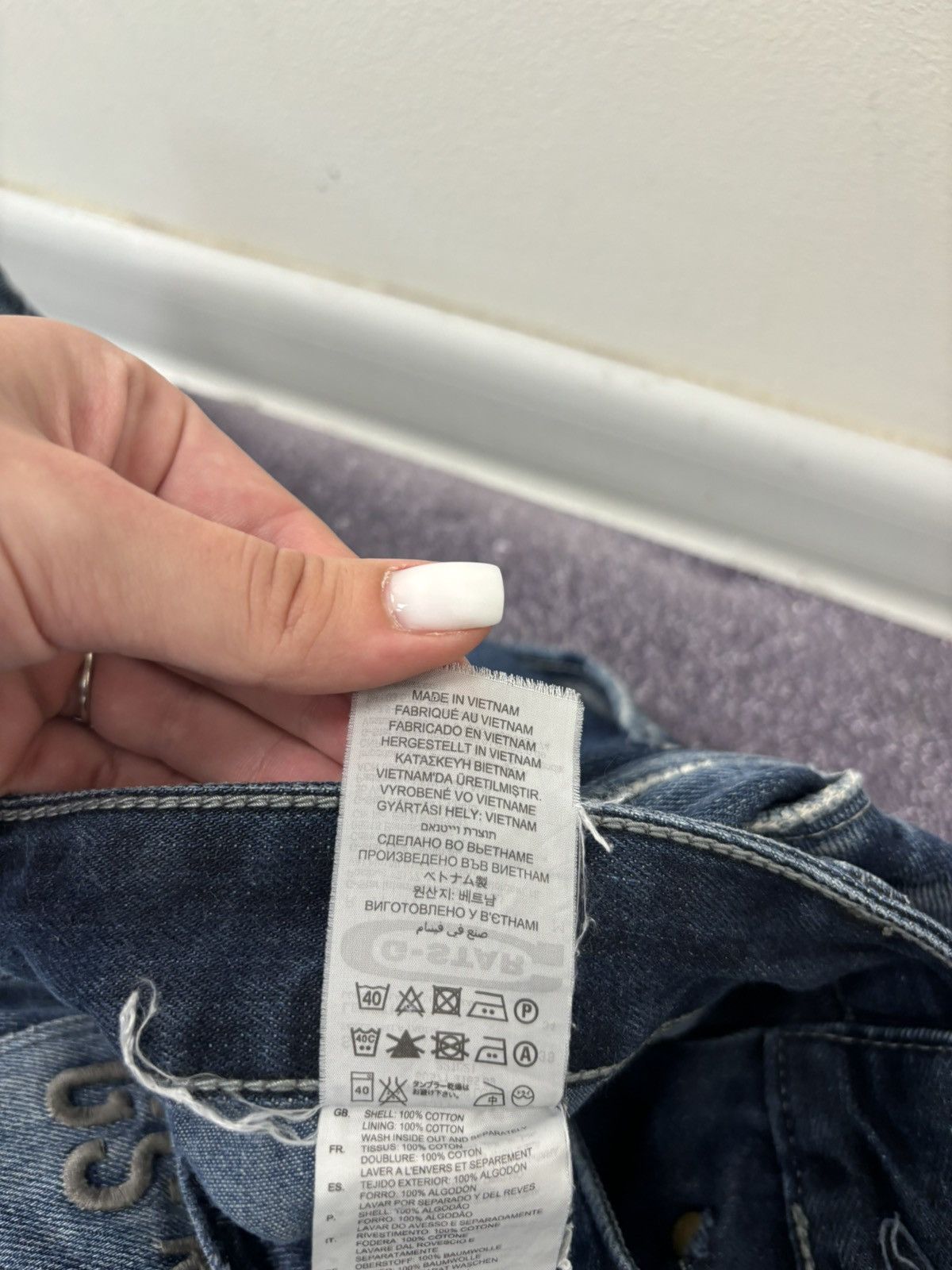 G-Star Vintage G-Star Raw Faded Blue Avant Garde Denim Baggy Jeans Size US 38 / EU 54 - 15 Thumbnail