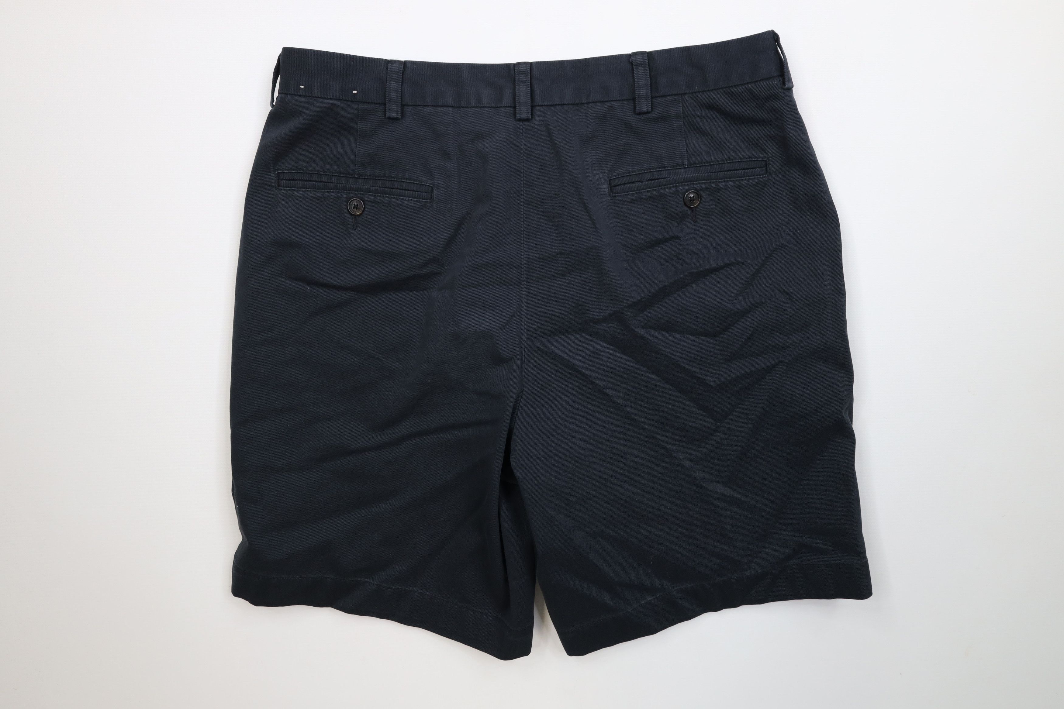 Brooks Brothers Vintage 90s Brooks Brothers Heavy Cotton Chino Shorts Black Size US 34 / EU 50 - 10 Thumbnail