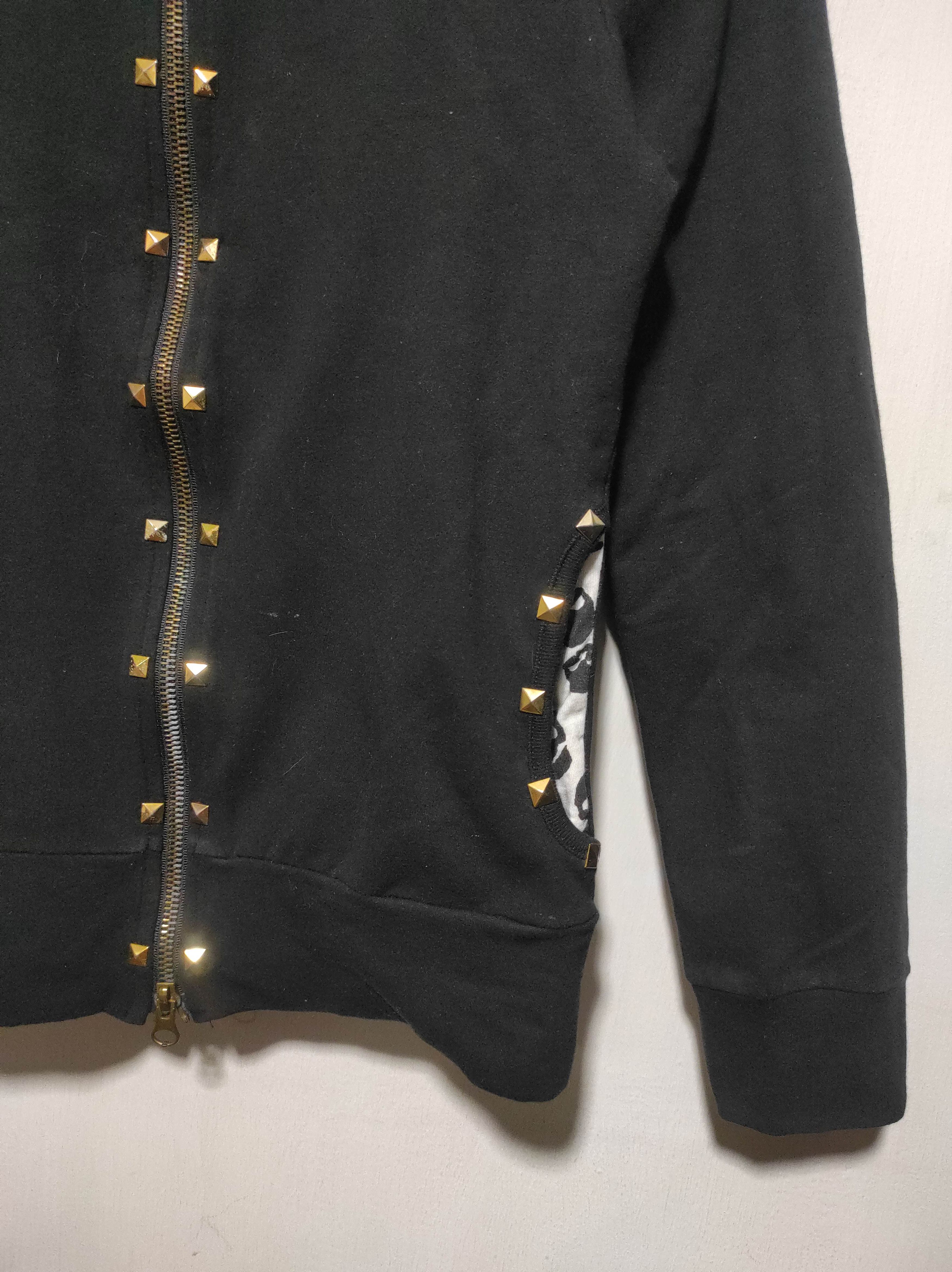 14th Addiction Black Zip Skull Sweater Ifsixwasnine Lgb Style Size XS / US 0-2 / IT 36-38 - 7 Thumbnail