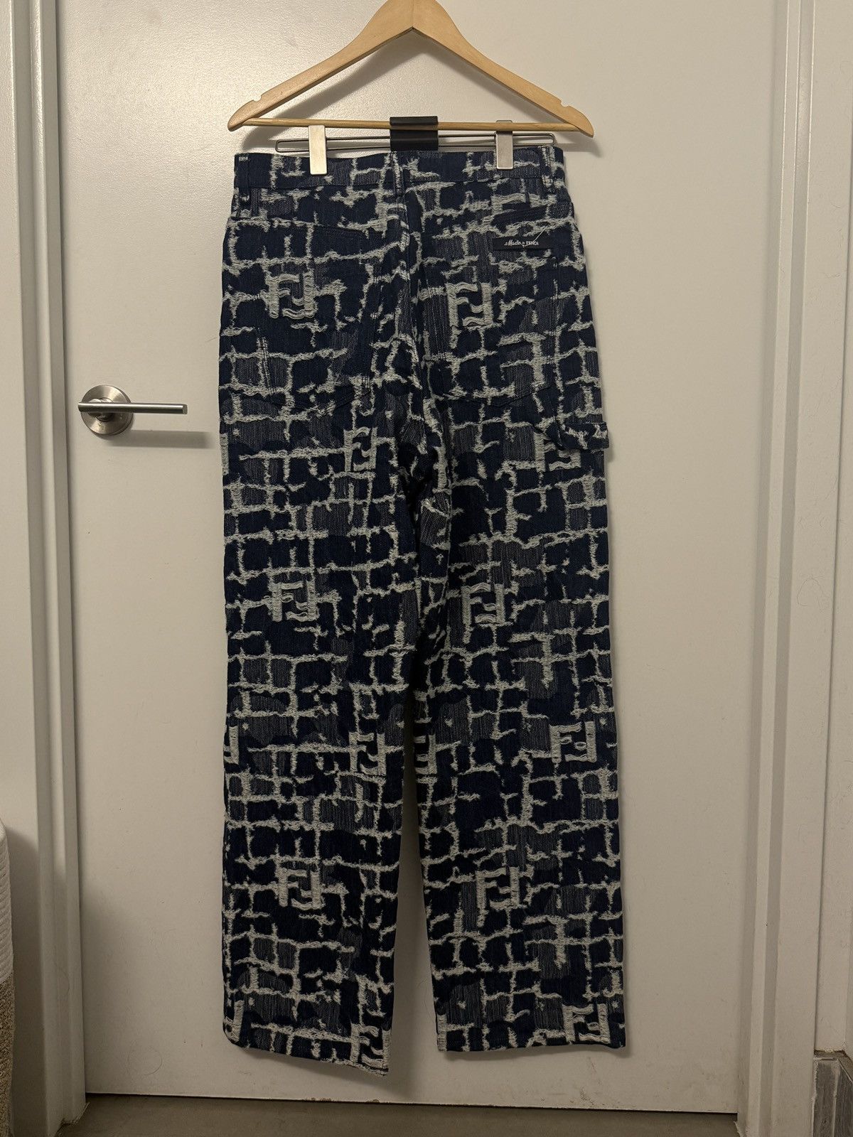 Fendi Fendi FF Embroidered Denim Jeans Size US 32 / EU 48 - 5 Thumbnail