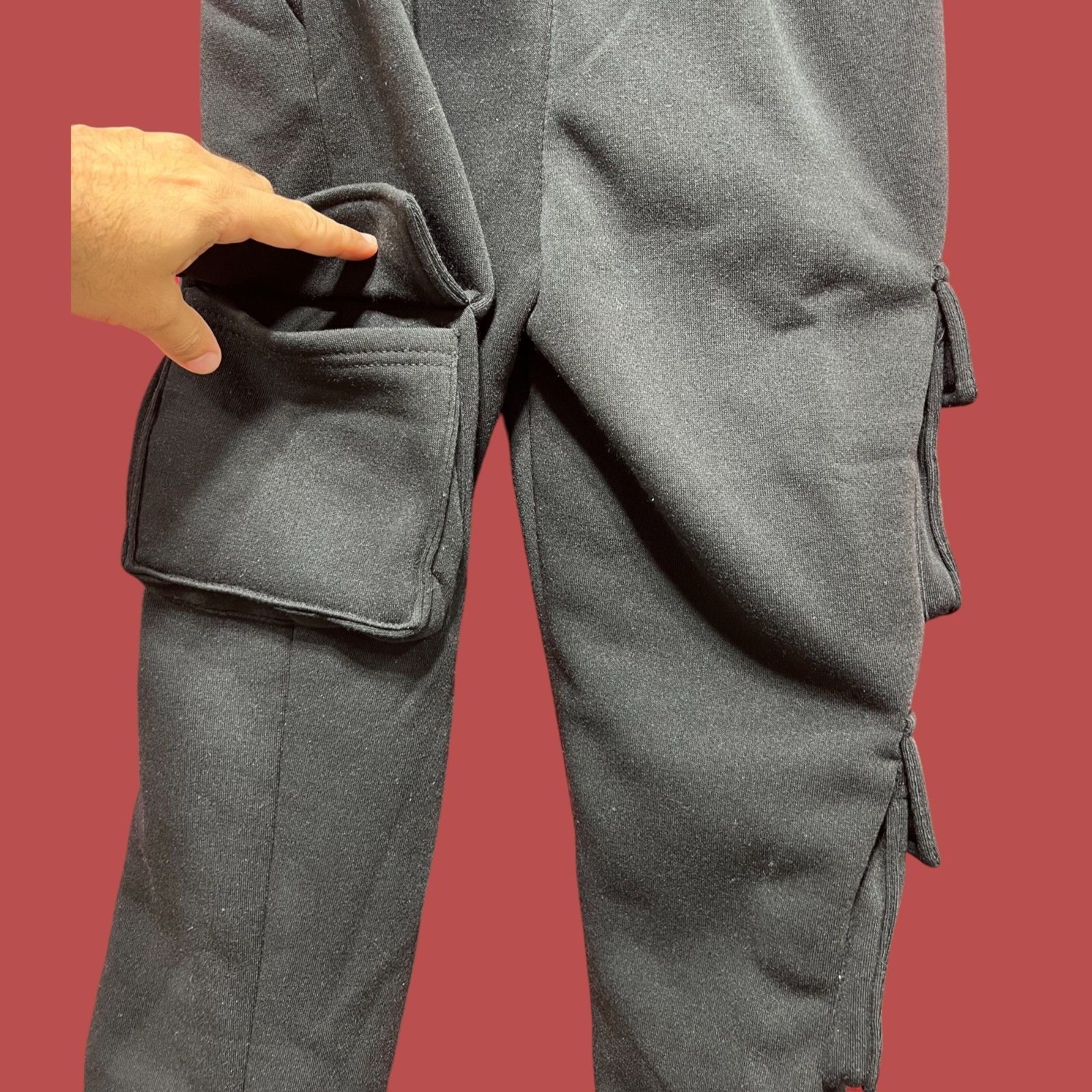 rue21 Rue 21 - Women's Cargo Sweatpants - Black - XXS Size 24" / US 00 / IT 34 - 13 Thumbnail